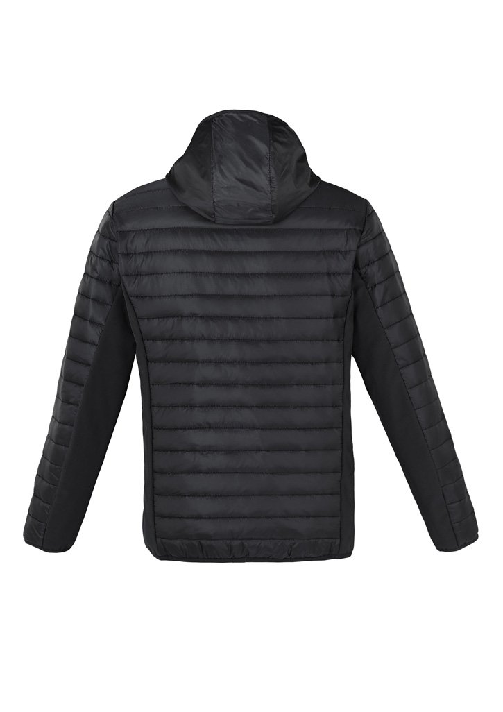 Biz_Collection_J134M_Patrol_Unisex_Puffer_Jackets_Black_Back_SunSafe_Australia