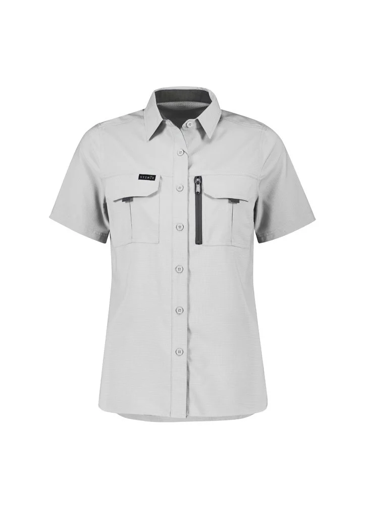 Women's Outdoor Work Shirt Syzmik Workwear SunSafe Australia