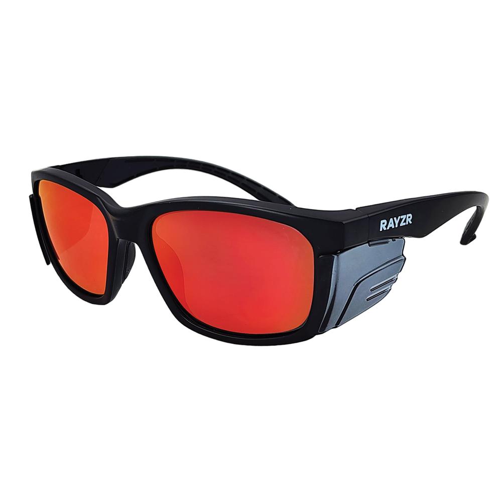 Medium_Impact_Polarised_Safety_Sun_Glasses_UVA400_with_Integrated_Side_Shields_Red_Tinted_Lense_SunSafe_Australia