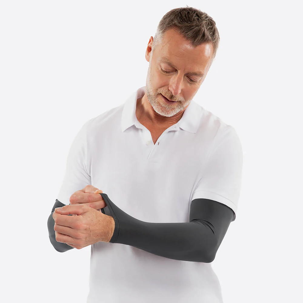 White Arm Sleeves with Thumbhole - Adult – crazyarms