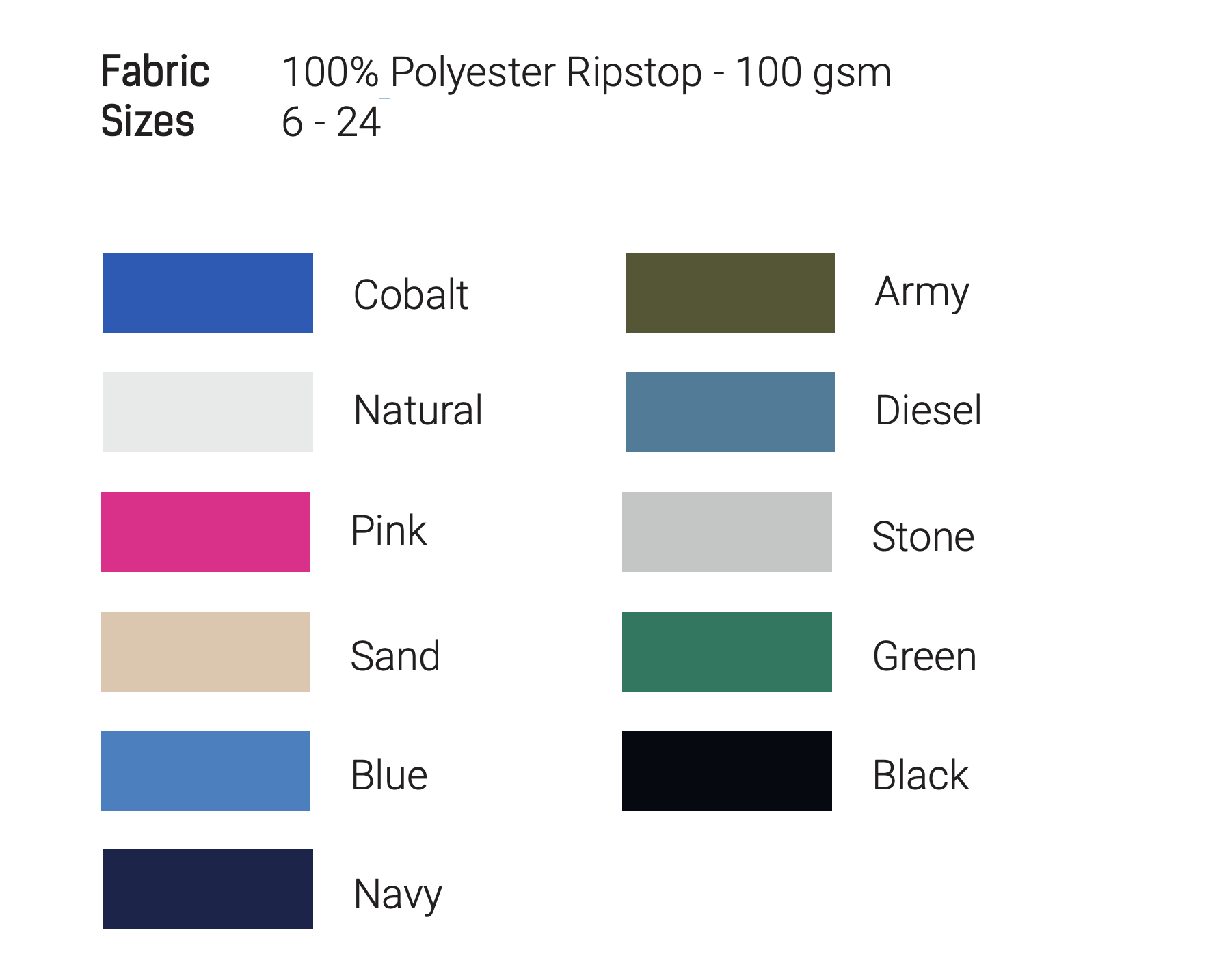 Womens Outdoor Long Sleeve Shirt ZW760 Colour Guide SunSafe Australia