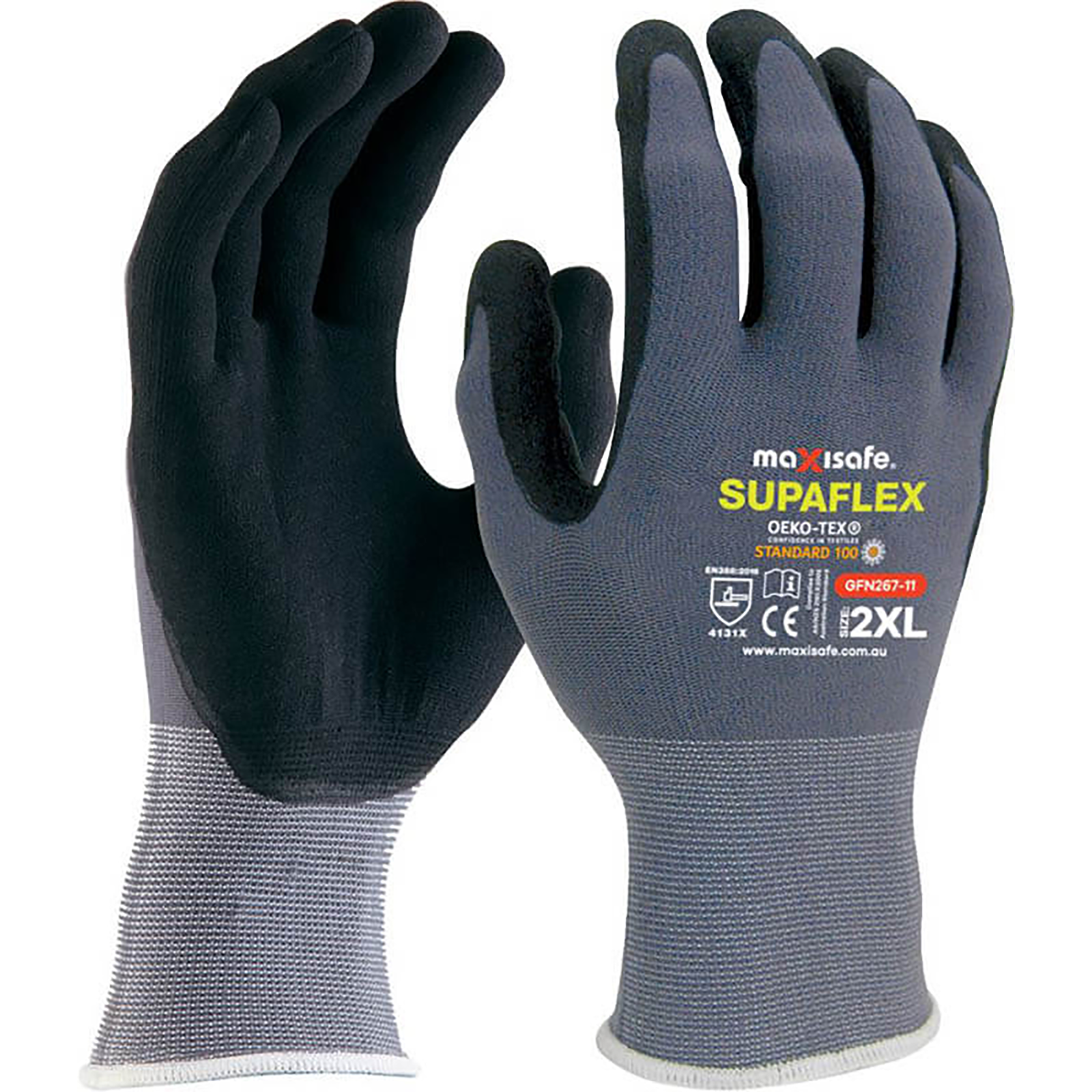 Supaflex-micro-foam-touchscreen-safety-glove-en388-sunsafe-australia