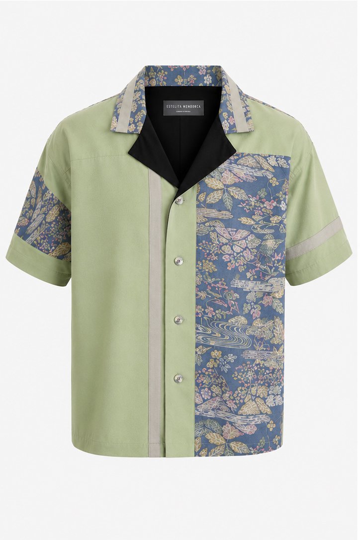 Repurposed Kimono Shirt