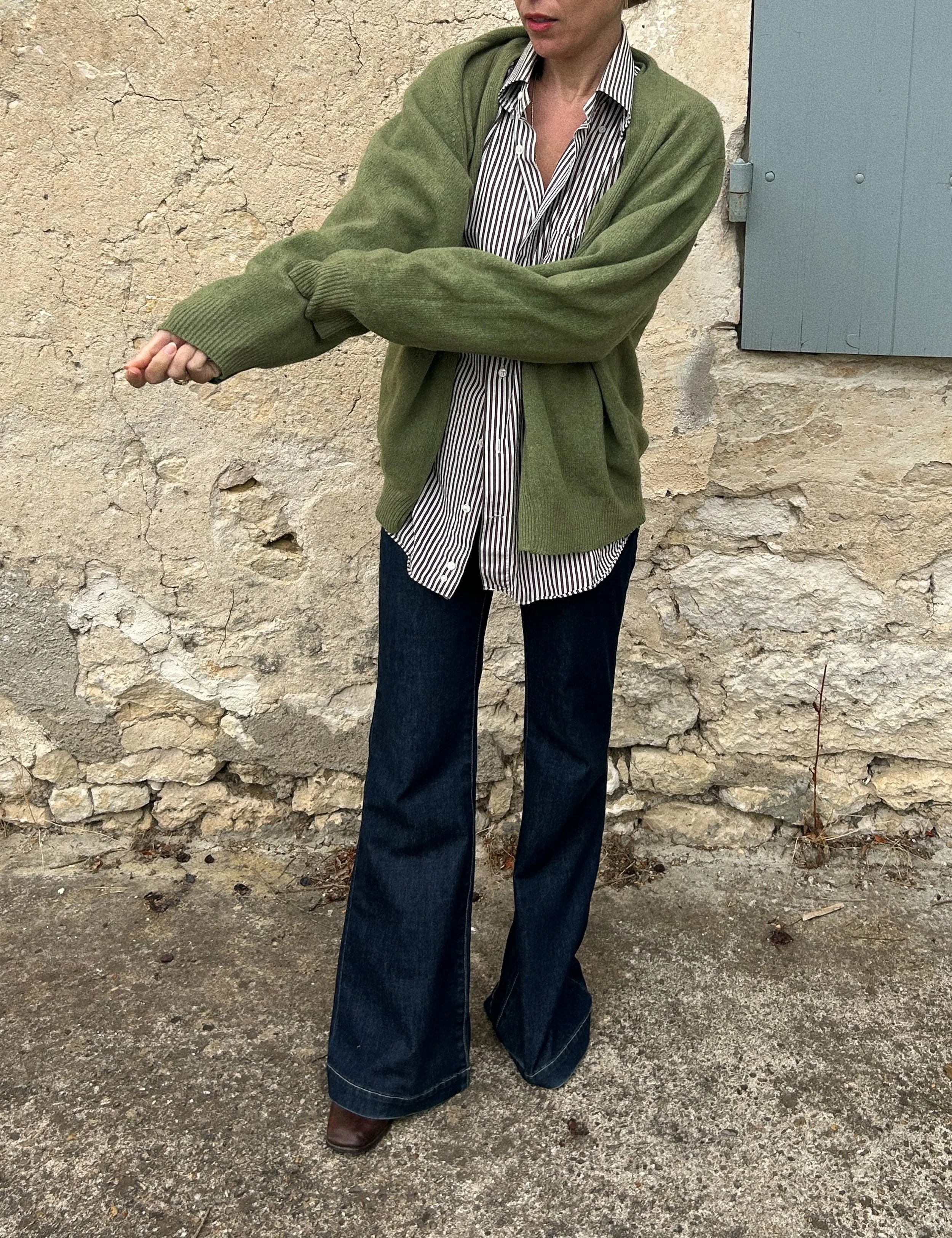 PISTACHIO VINTAGE CARDIGAN