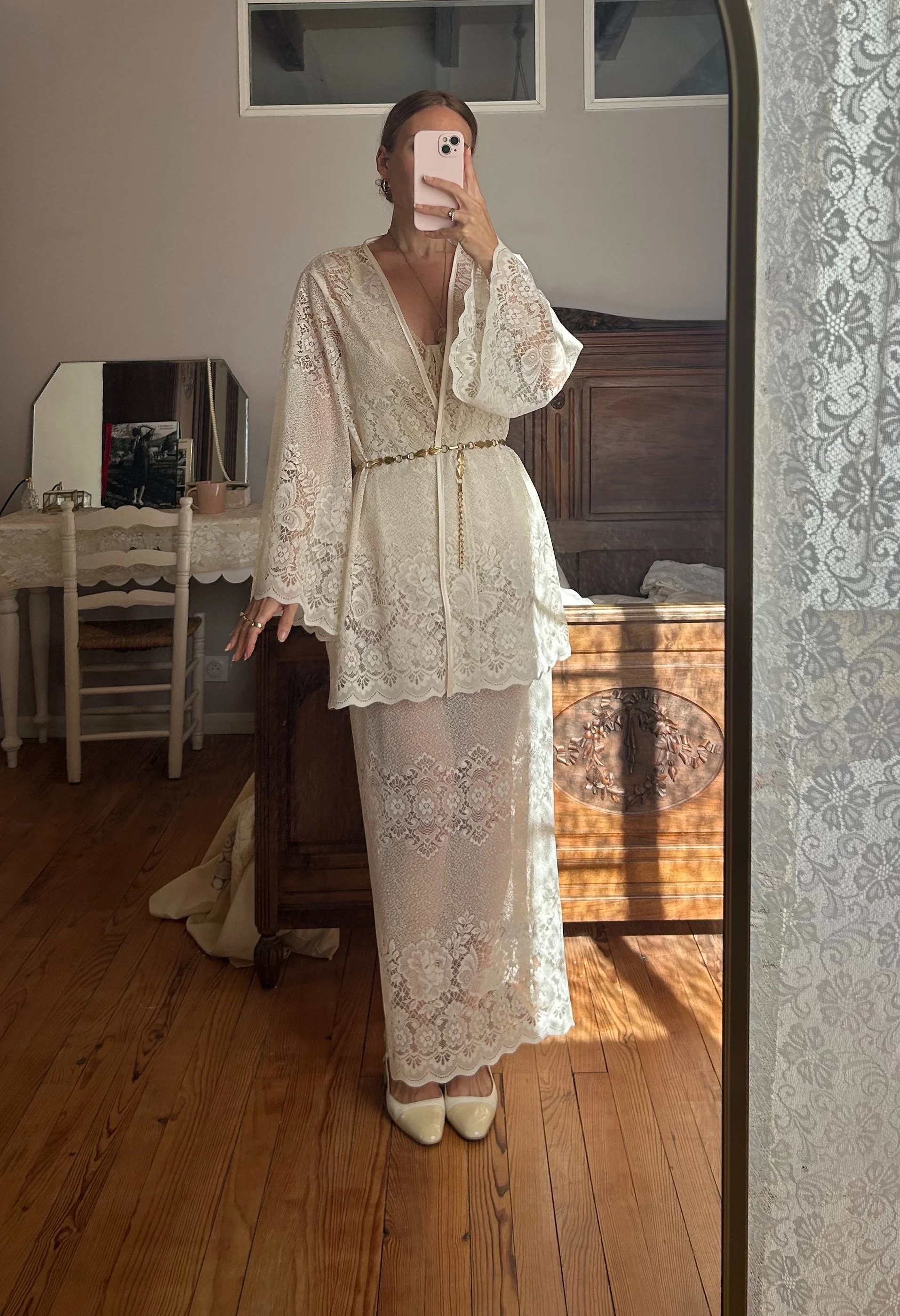 FOR LOVE OF THE MOON X GRACE SET IN VANILLA LACE