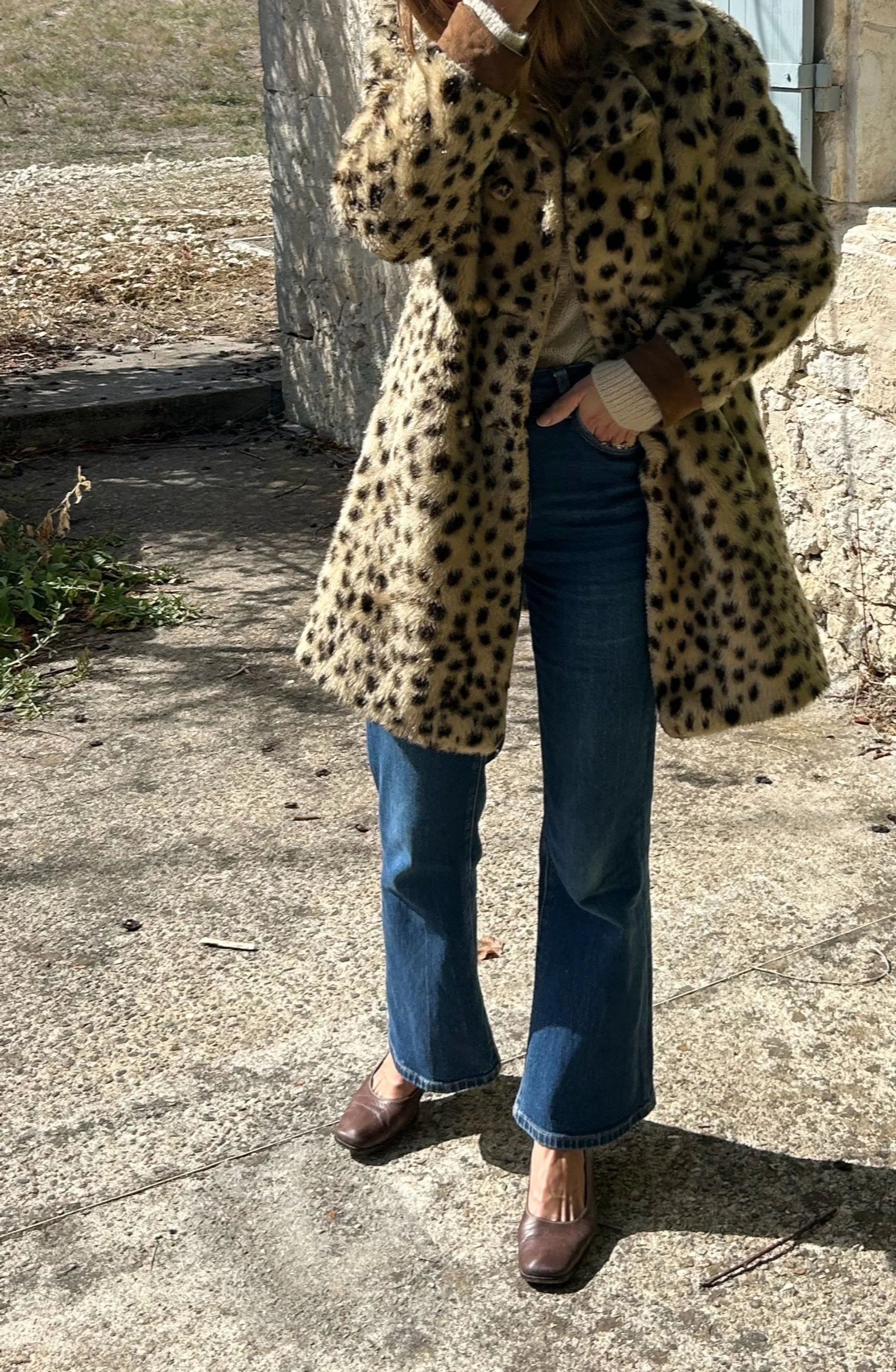MELANIE VINTAGE LEOPARD COAT