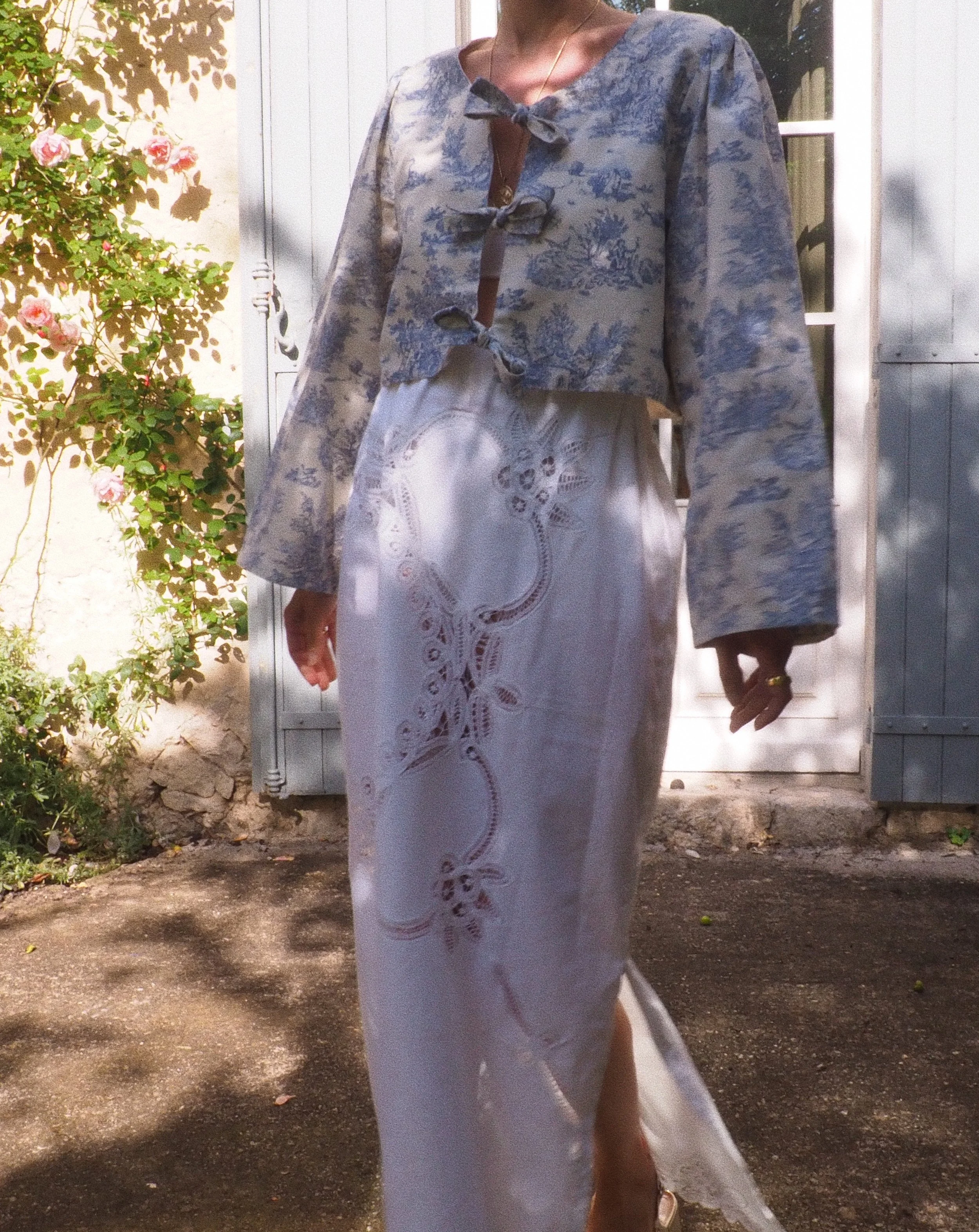 FOR LOVE OF THE MOON X ALMA BLOUSE IN PROVENCE