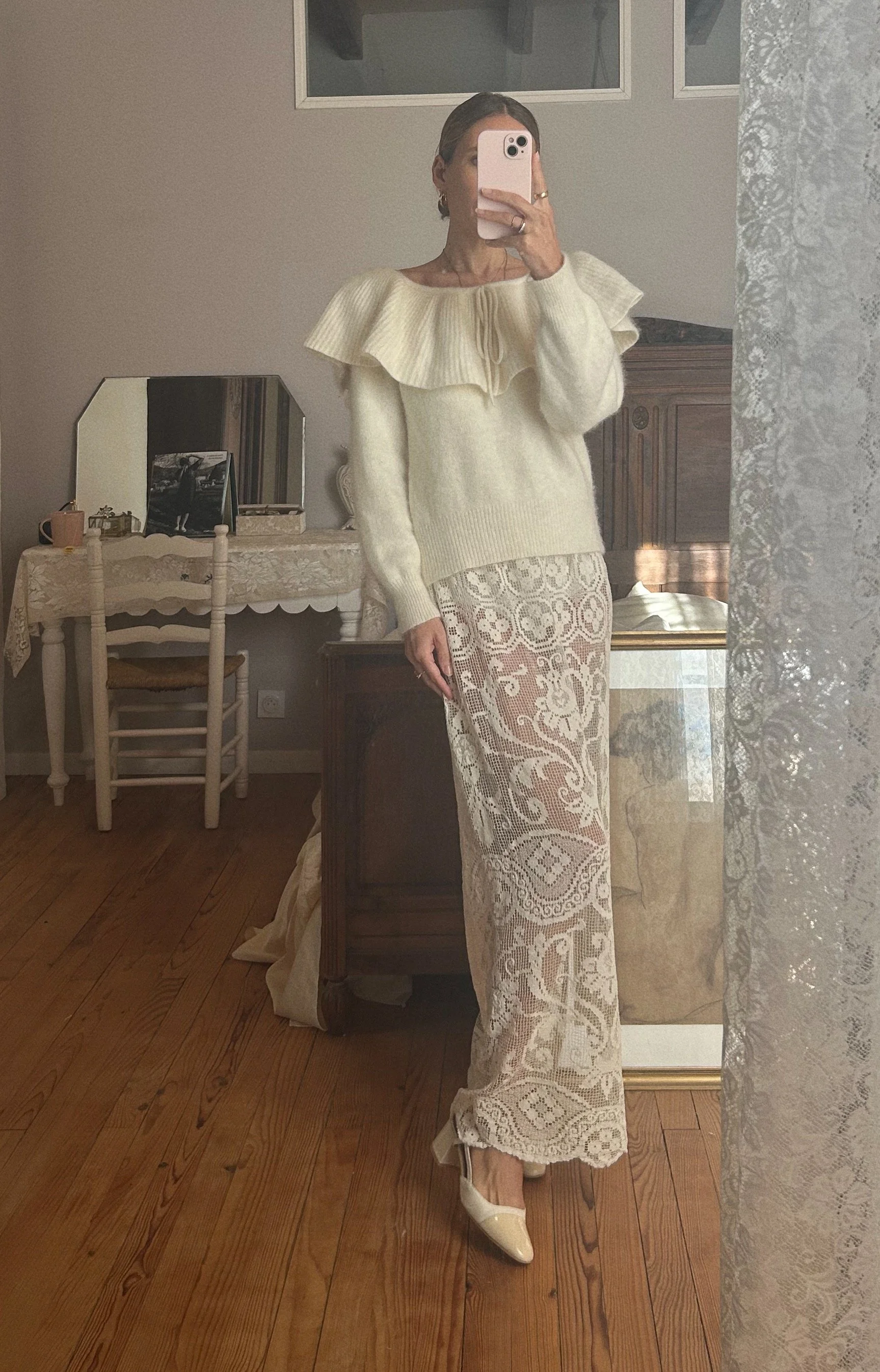 FOR LOVE OF THE MOON X CHLOE SKIRT IN DOLCE