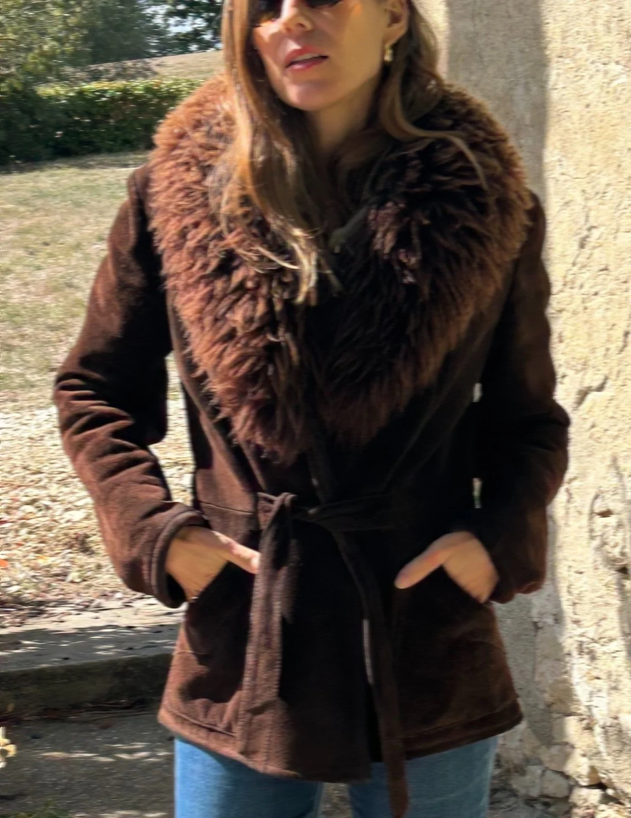 CHESTNUT VINTAGE SUEDE JACKET