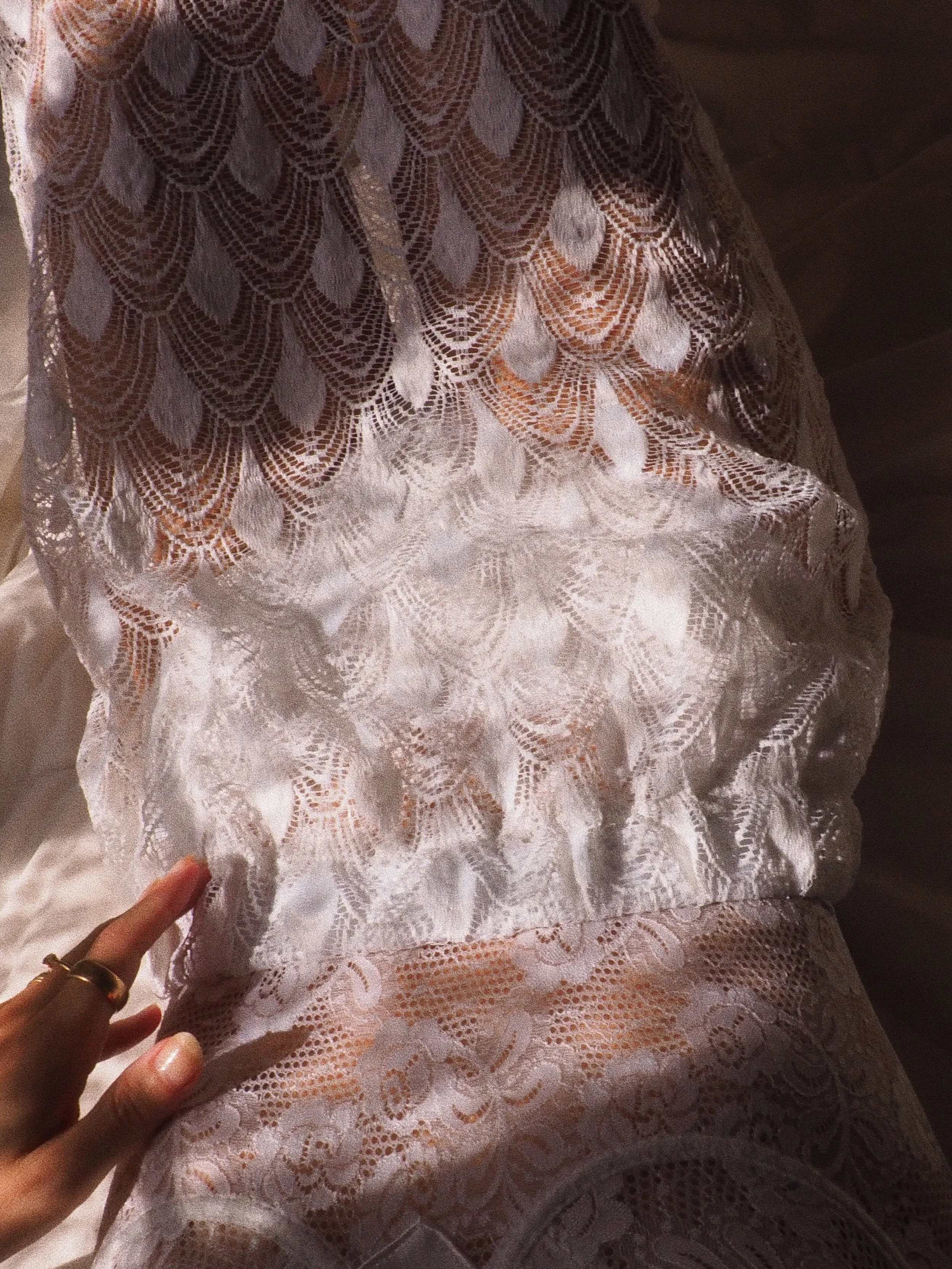 FOR LOVE OF THE MOON X CHLOE SKIRT IN JULY LACE