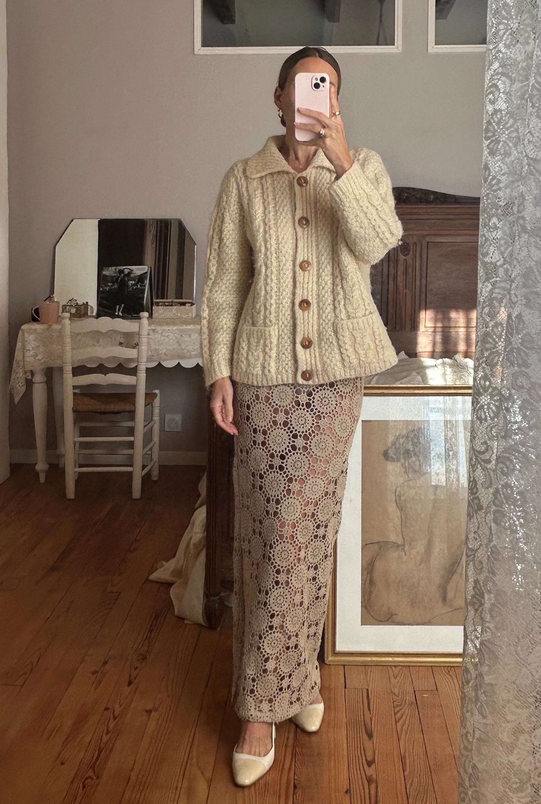 FOR LOVE OF THE MOON X CHLOE SKIRT IN SILENE