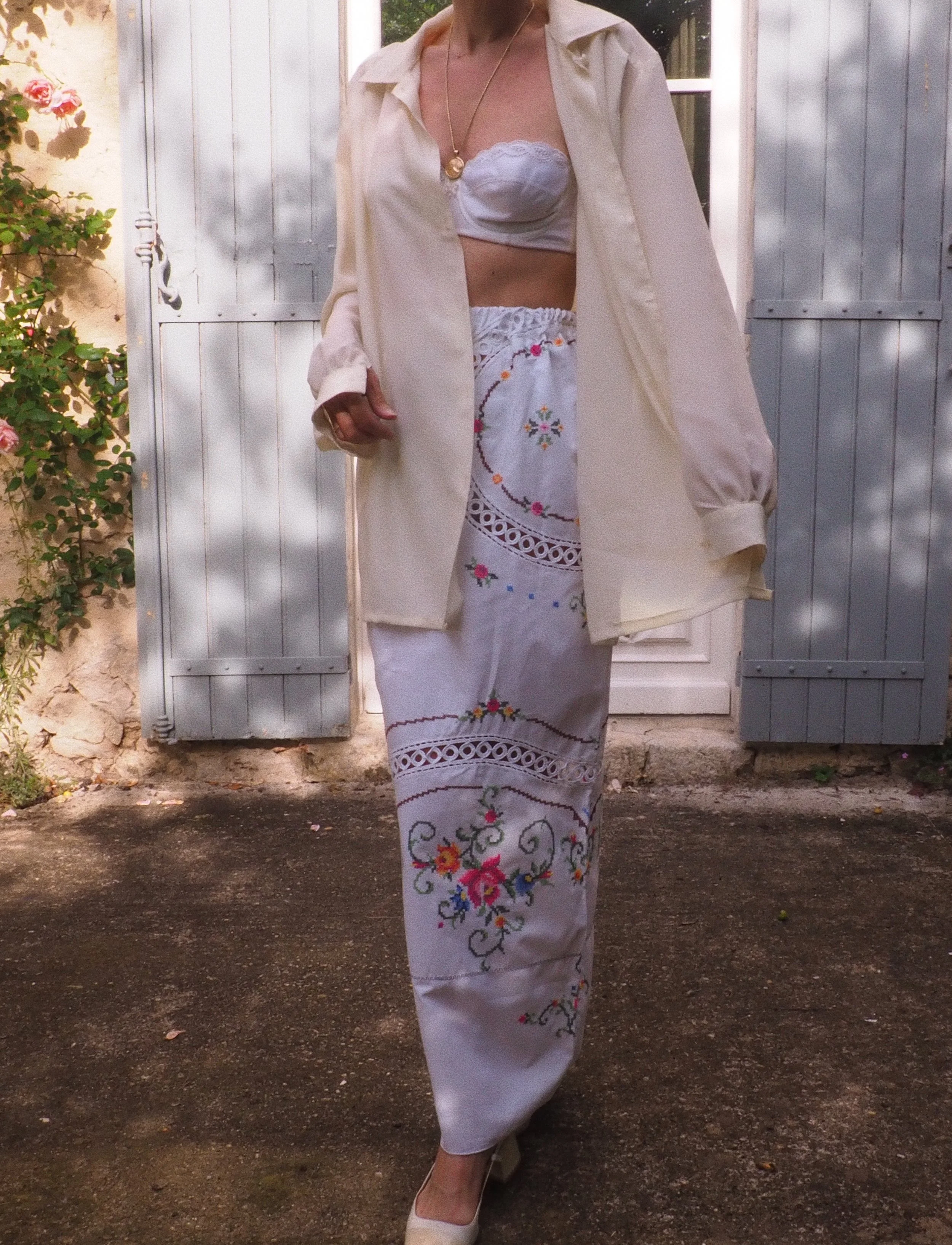 FOR LOVE OF THE MOON X CHLOE SKIRT IN PALAIS