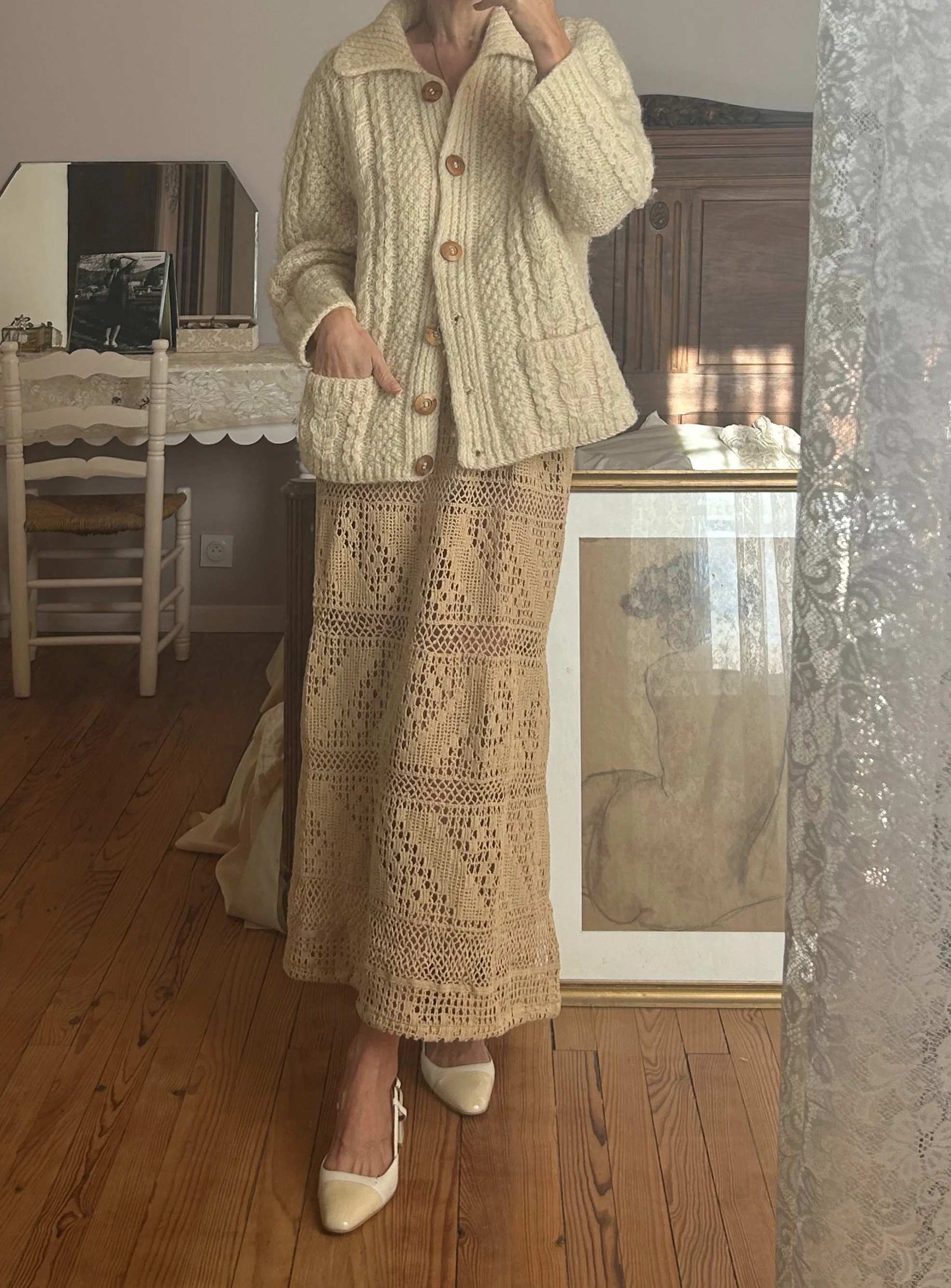 FOR LOVE OF THE MOON X CHLOE SKIRT IN CINNAMON