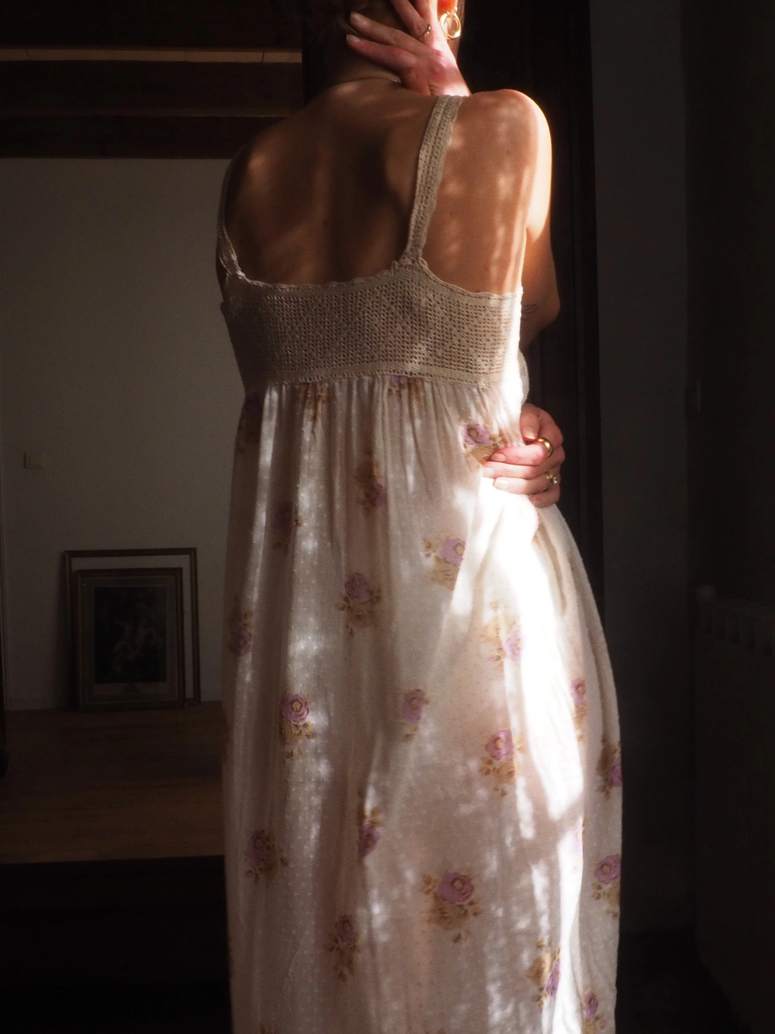 LAVENDER VINTAGE DRESS