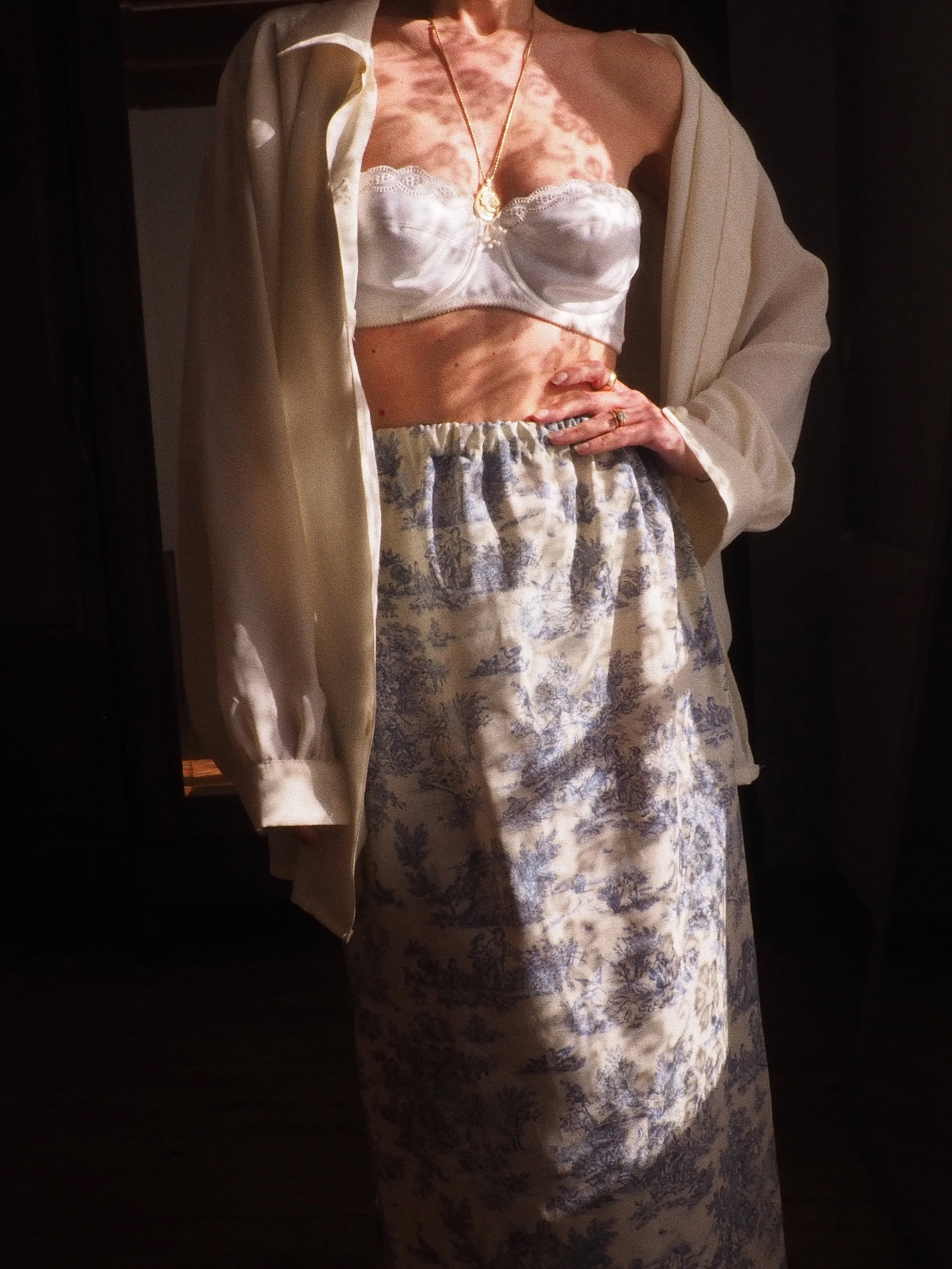 FOR LOVE OF THE MOON X CHLOE SKIRT IN PROVENCE