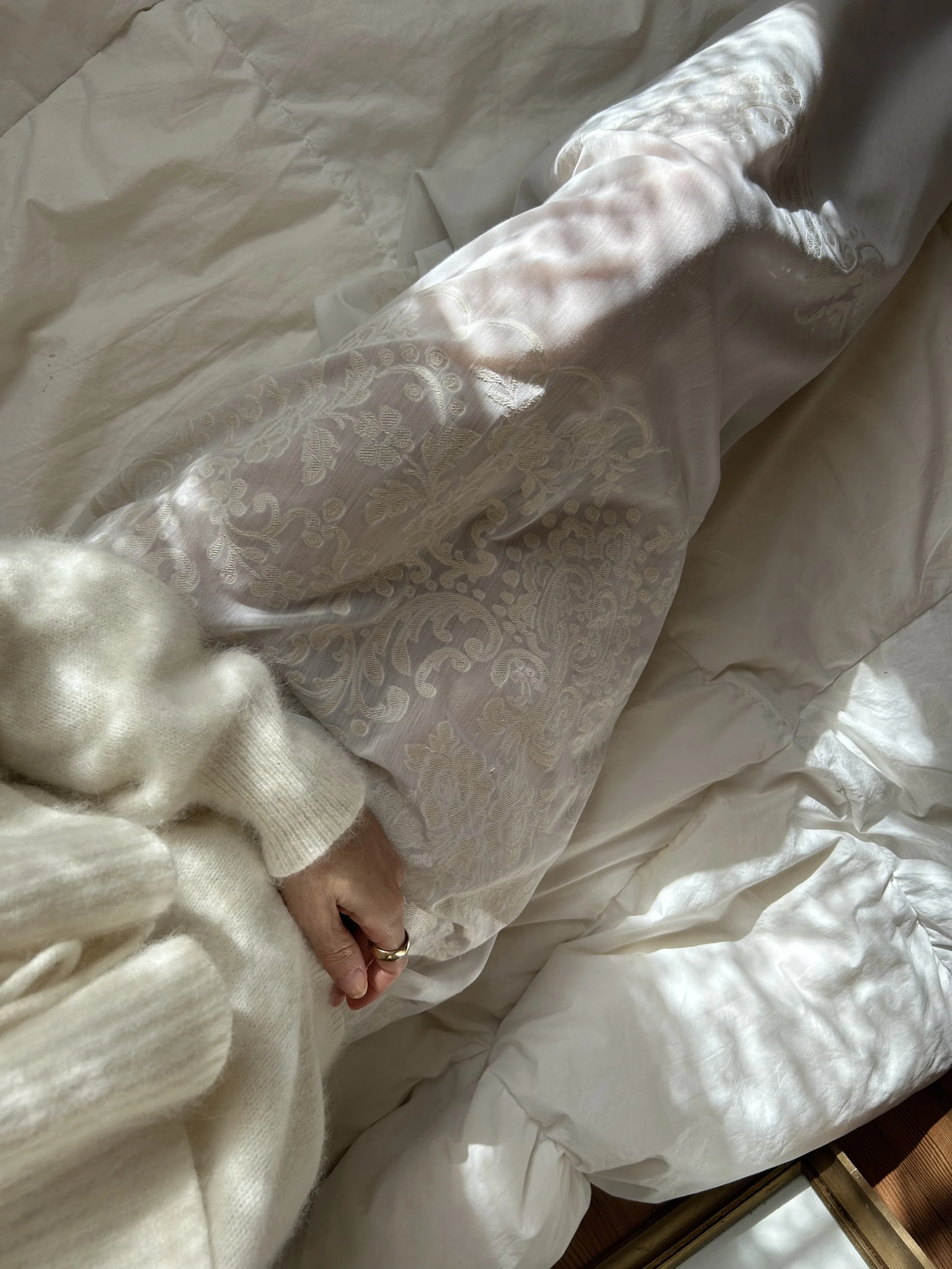 FOR LOVE OF THE MOON X CHLOE SKIRT IN SNOWDROP