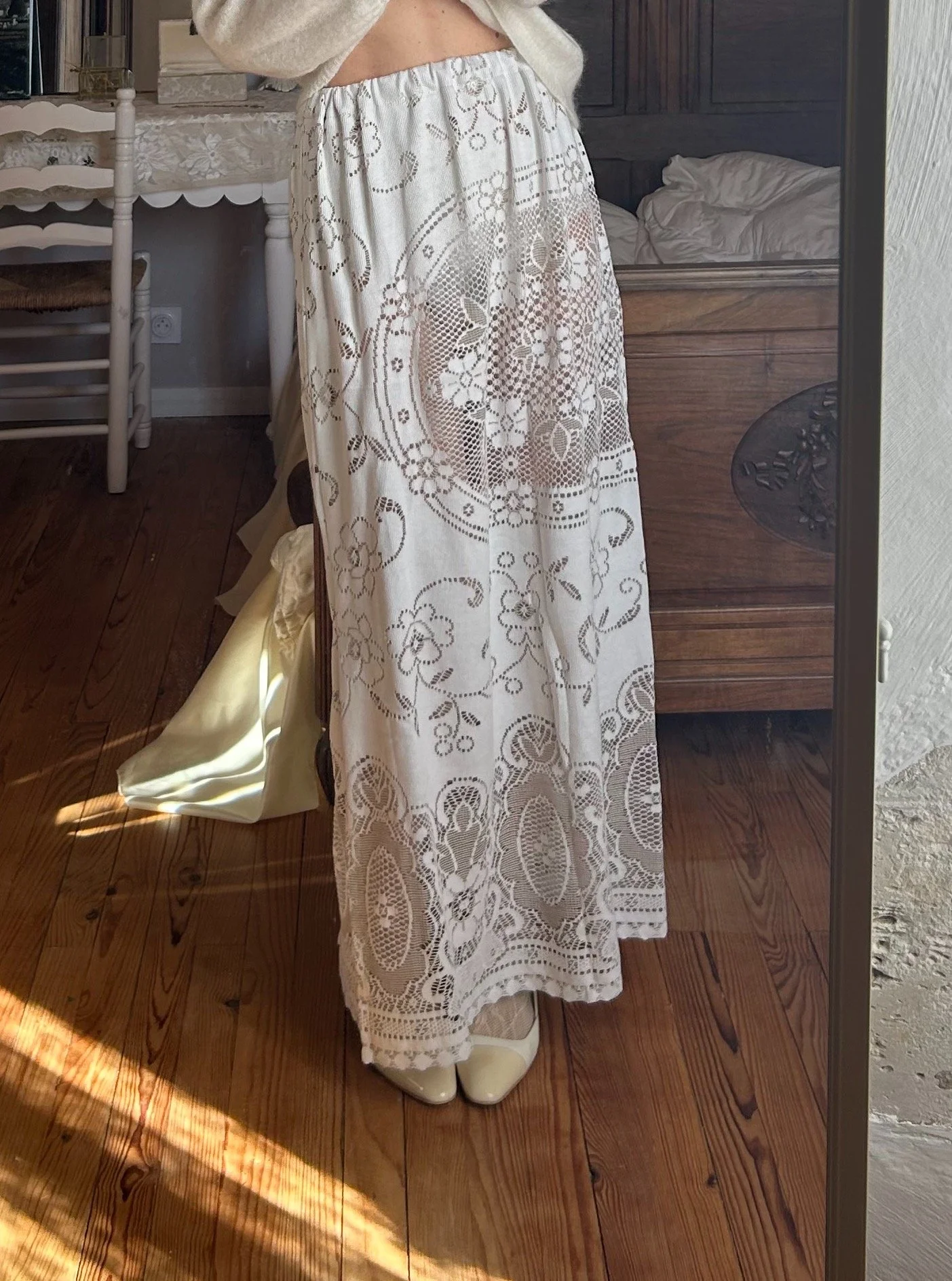FOR LOVE OF THE MOON X CHLOE SKIRT IN MIST