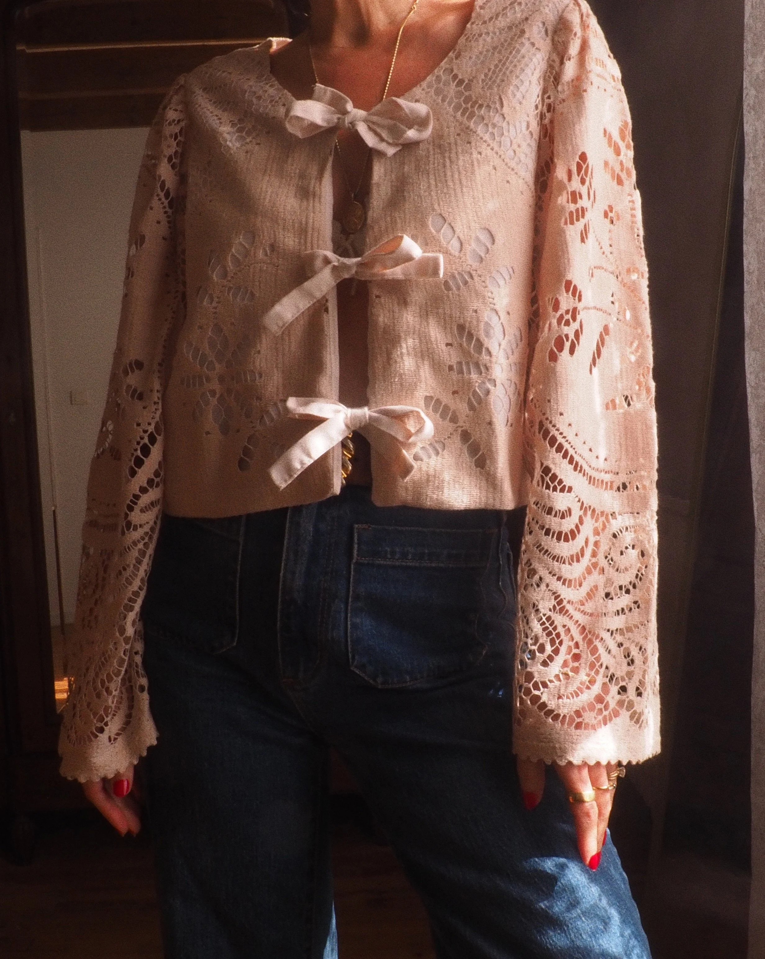 FOR LOVE OF THE MOON X ALMA BLOUSE IN OCTOBER