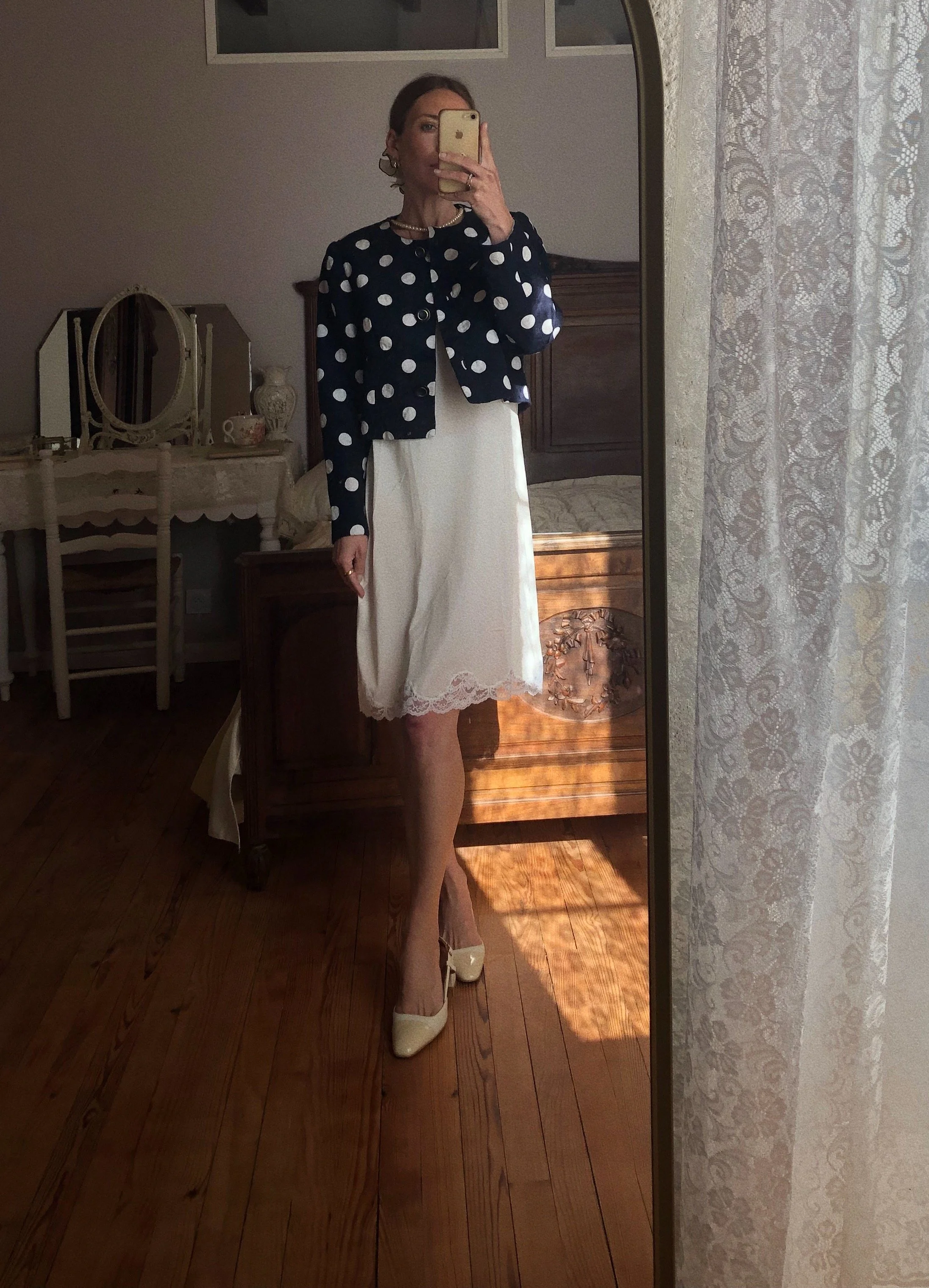 ISLE VINTAGE POLKADOT JACKET
