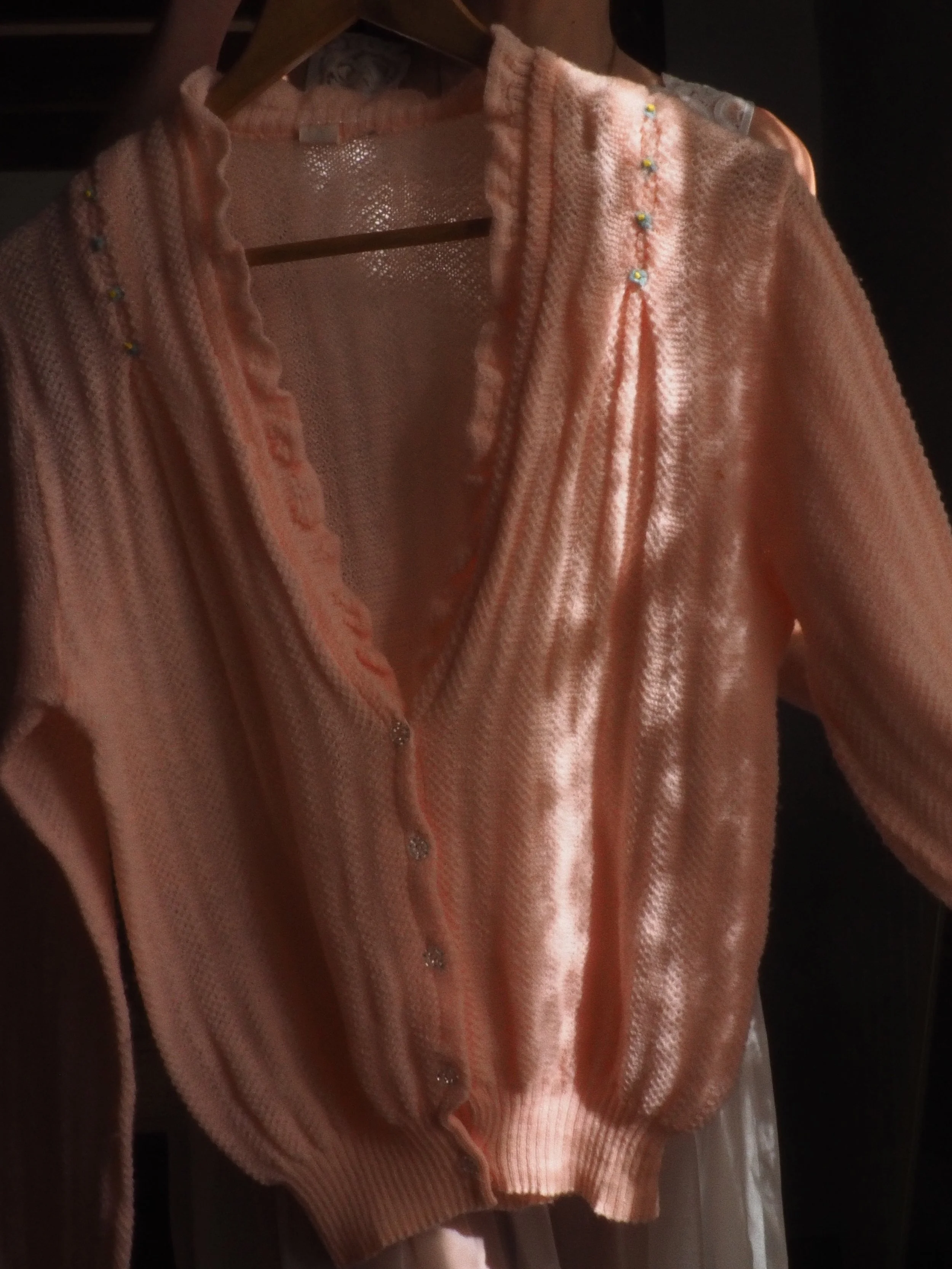 PINK FLEUR VINTAGE 60s CARDIGAN