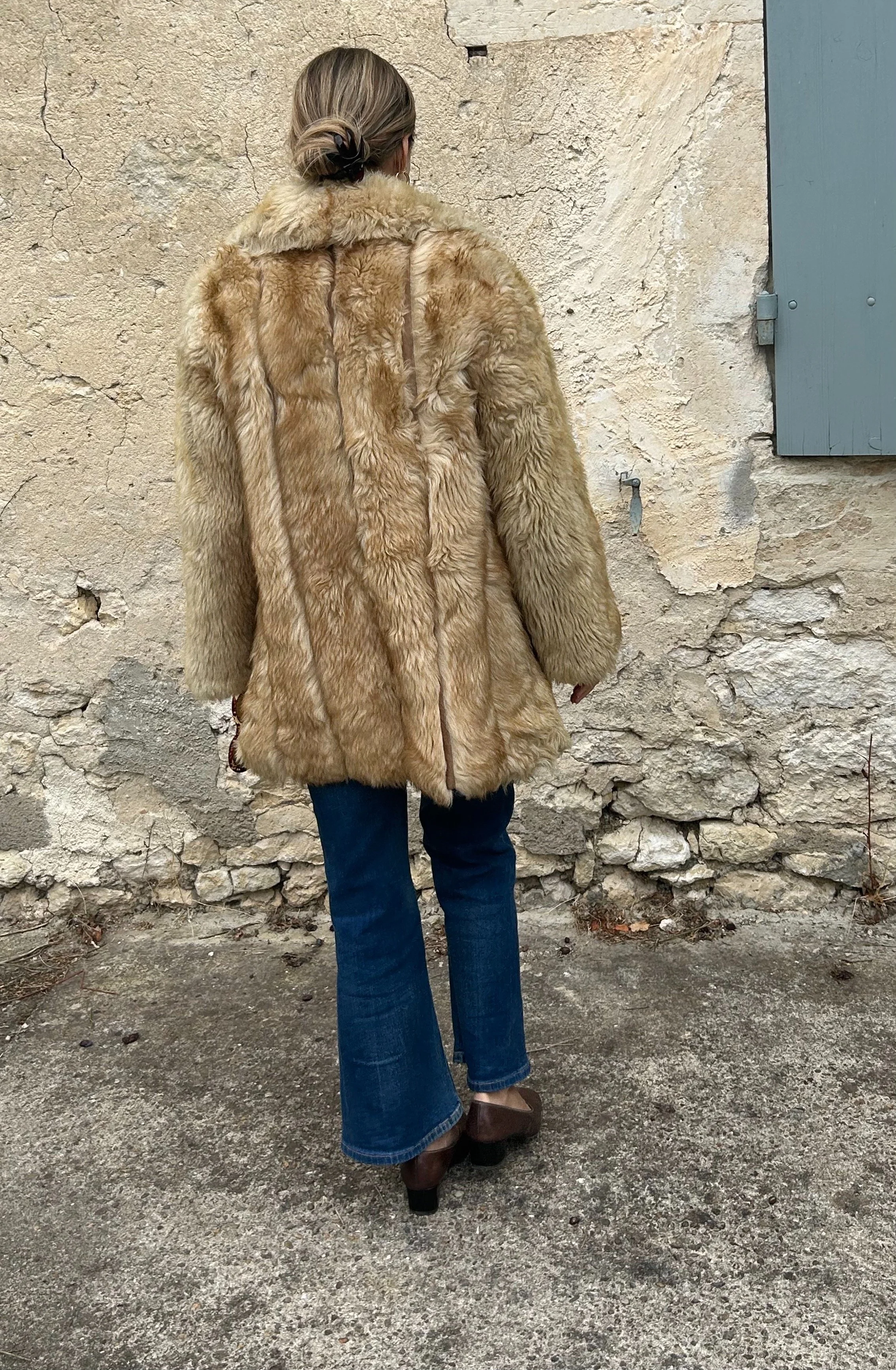 MARIANNE VINTAGE SHEARLING COAT