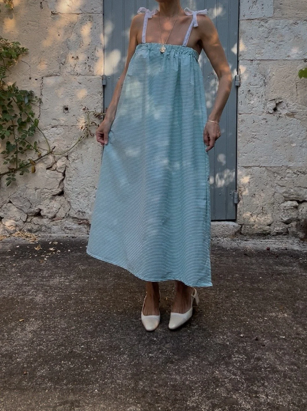 FOR LOVE OF THE MOON X CLARA DRESS IN MARINI