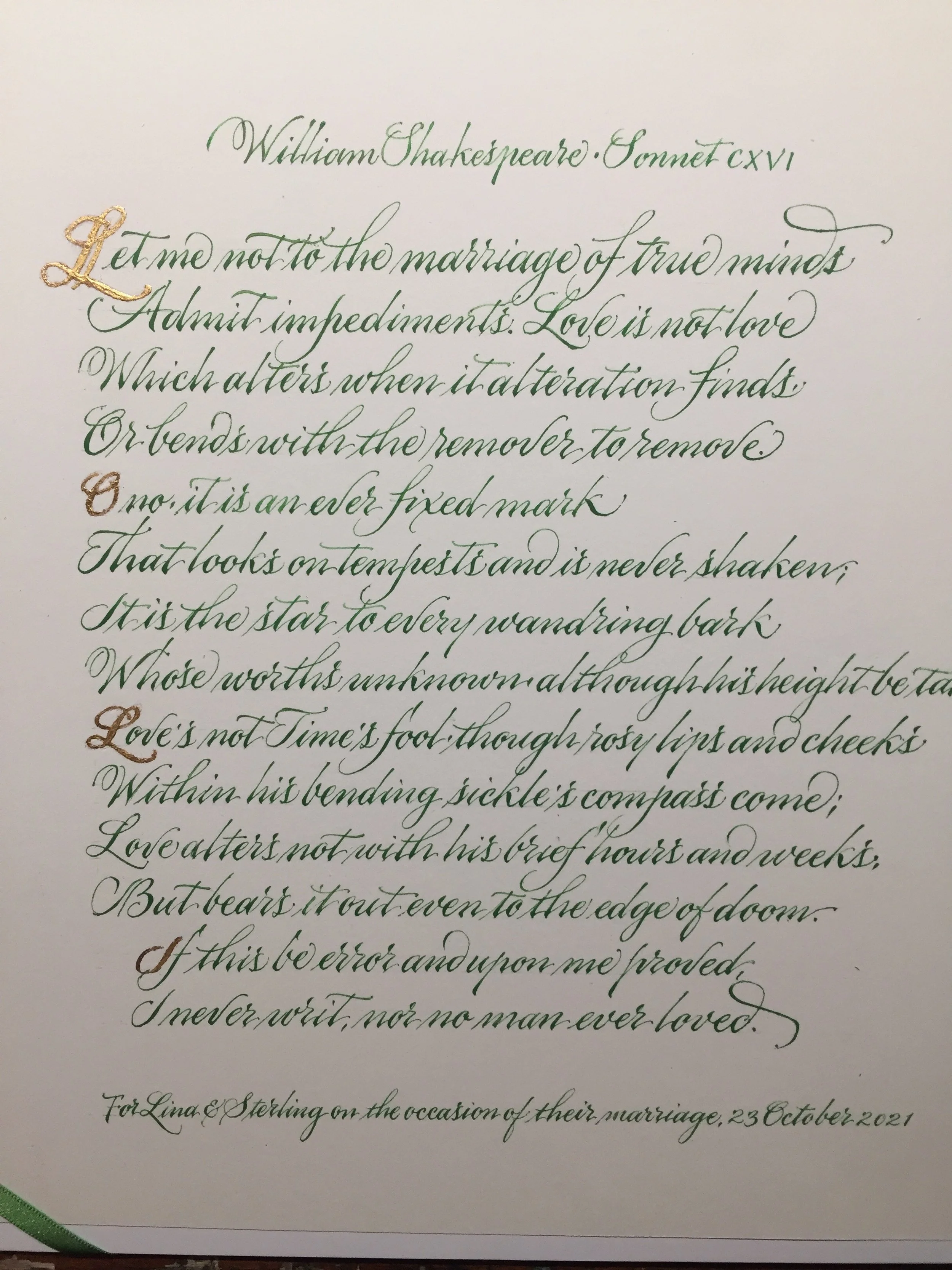 Shakespeare Sonnet 116