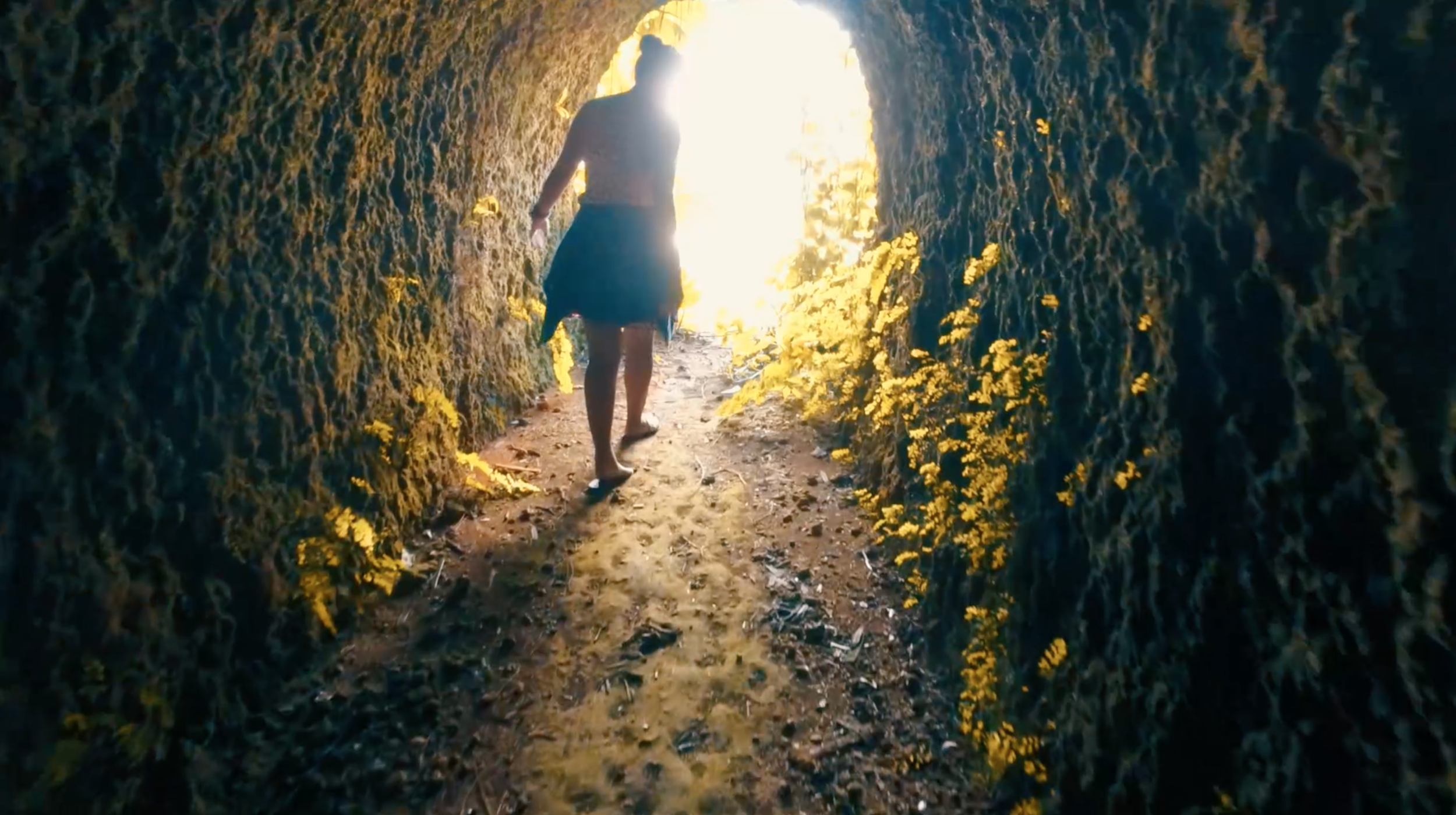 The Japanese Caves in Agaña - These tunnelings were built by the Chamorro, Korean forced labor with primitive tools under extreme conditions. They are all interconnected and are said to have been an entrance at the top of a hill. 