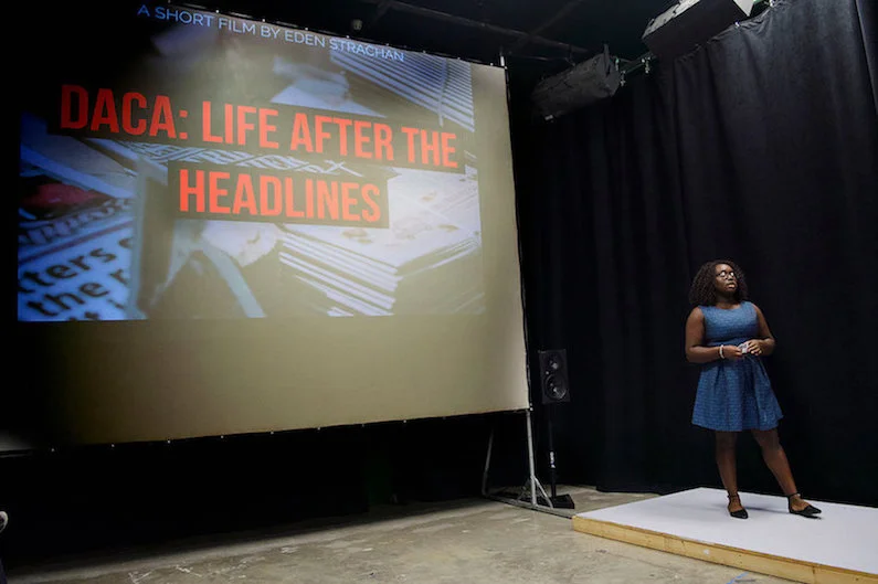 DACA: LIFE AFTE THE HEADLINES, is a short documentary which i was scouted and honed for PITCH IT TO PRODUCE IT. THE PROJECT WAS LATER PRESENTED AT THE JJ WHALEN SYMPOSIUM.