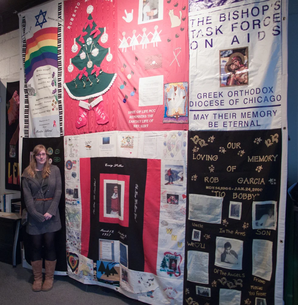 Visiting the AIDS Memorial Quilt