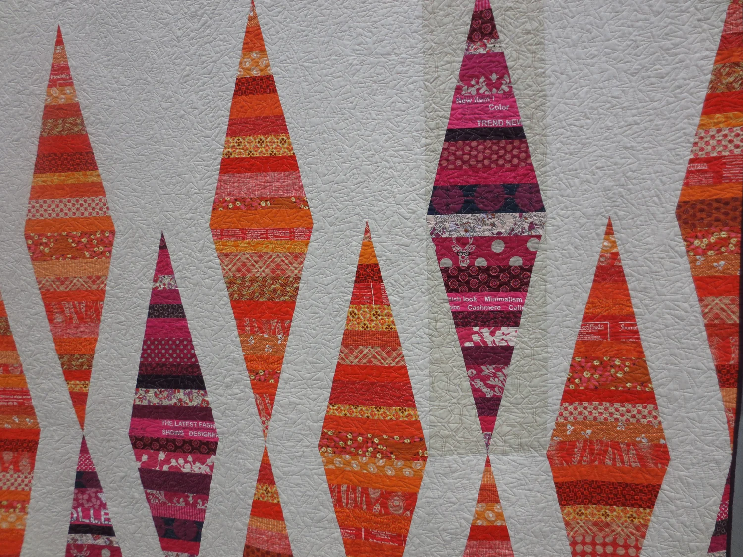 QuiltCon: Diamonds and Stripes