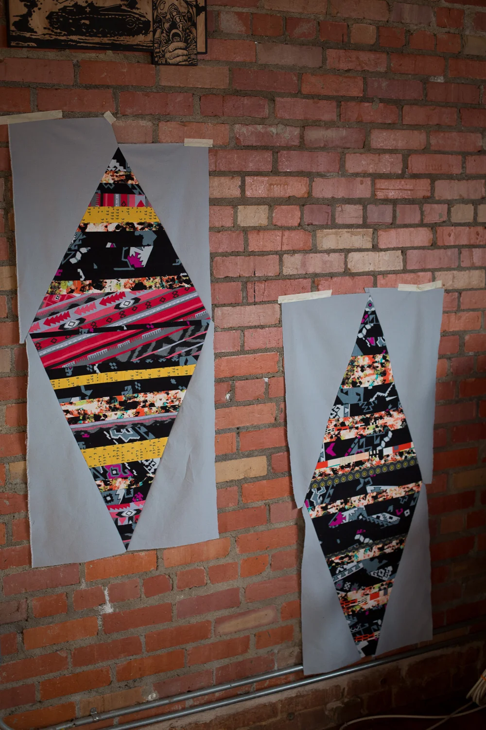 Jake's Modern Diamond Quilt + a Snowy Spring Wedding