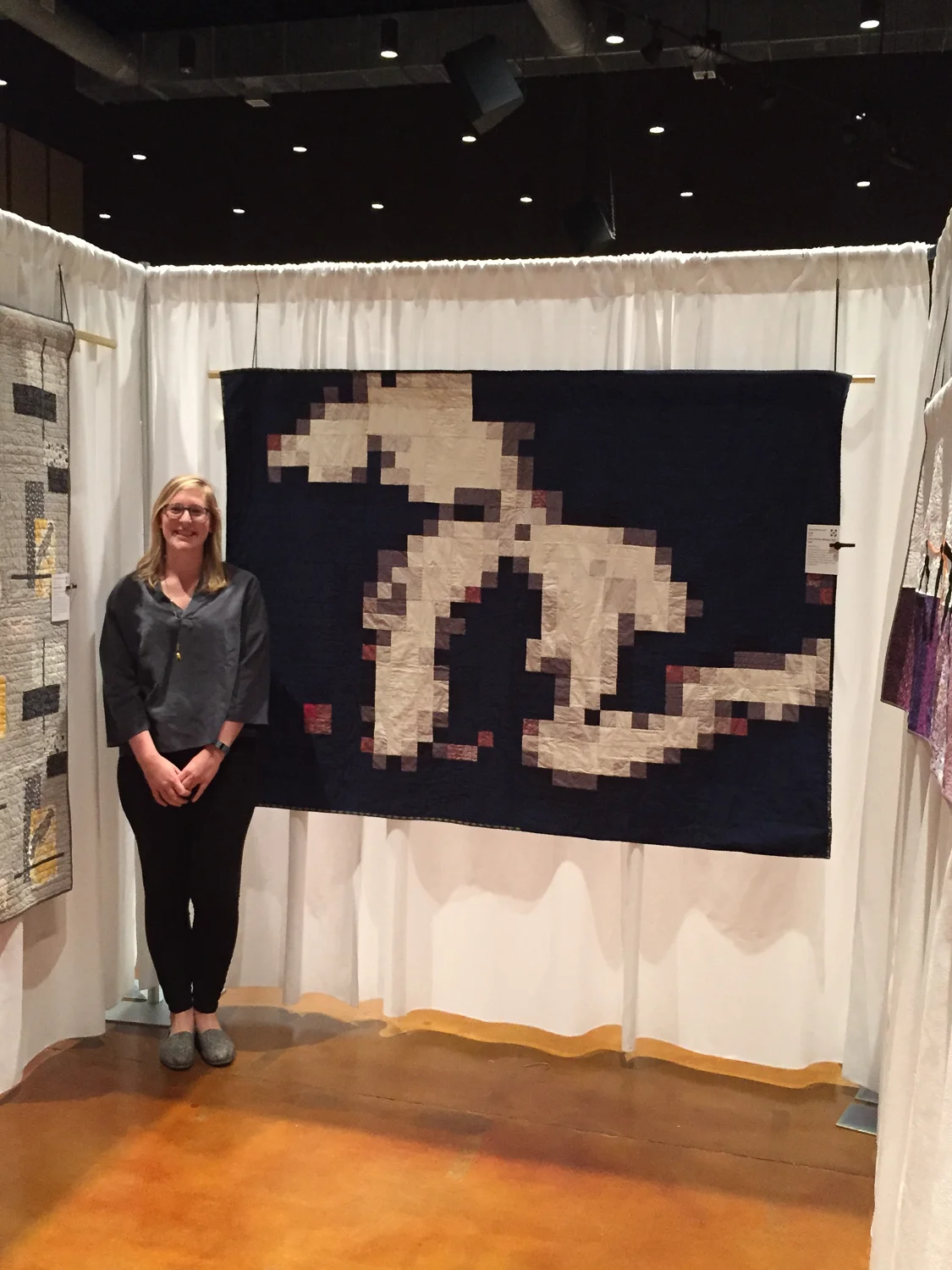 Lauren & Dave's Michigan Pixel Quilt