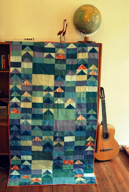 flying geese quilt