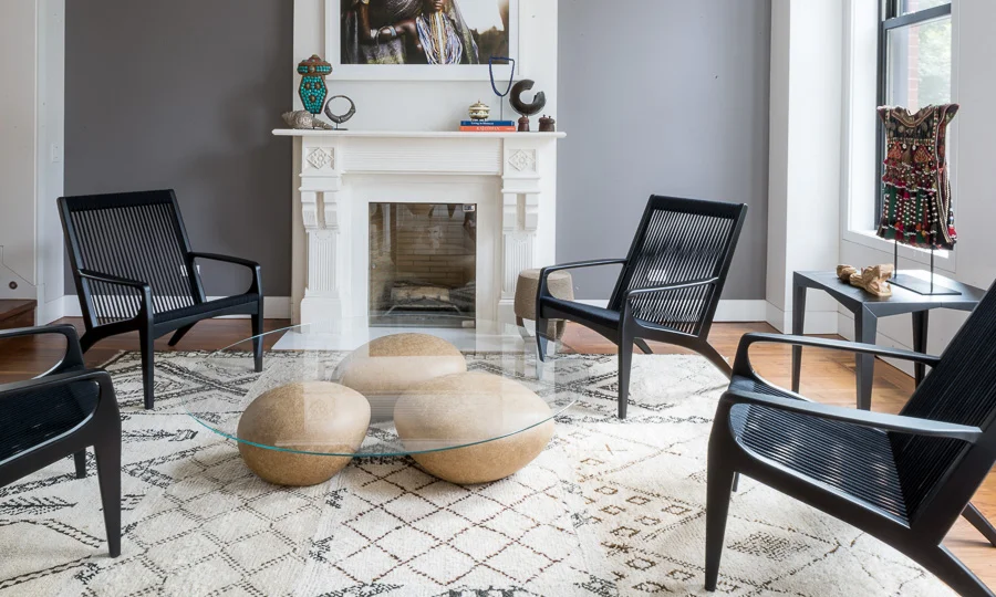 modern table, reception seating