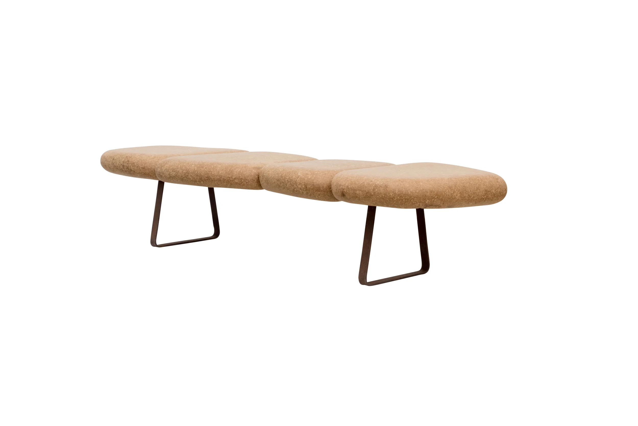 recycled bench, modern bench
