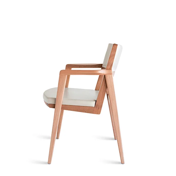 white contract armchair