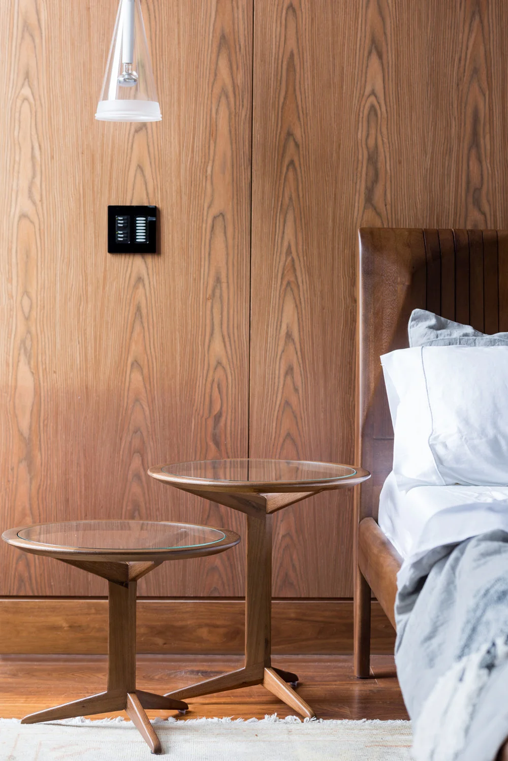 hotel side table, hotel night stand, hotel room furniture