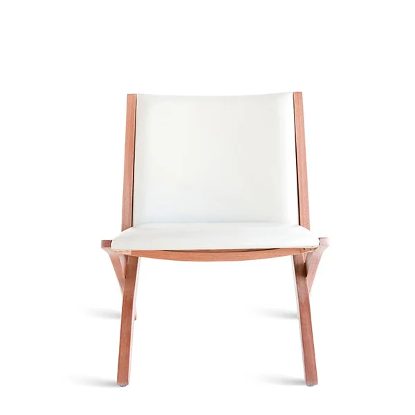armless lounge chair