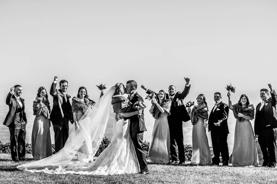 wedding ceremony at glassy mountain in greenville sc