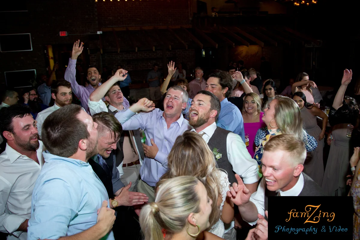 djs in greenville south carolina wedding ceremony reception revel event center downtown greenville elegant premiere party entertainment premier ppe event group famzing photography crystal williams try county rentals Downtown GVL spartanburg disc joc…