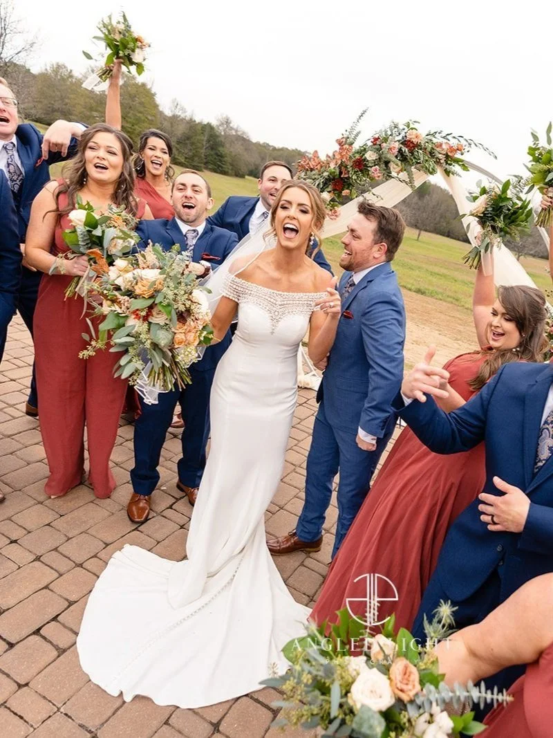 Wedding DJs for Blair & Blake's wedding at The Barn at Sitton Hill Farm Easley SC. Angled Light Photography, Timeless Events wedding planning, Renee Burroughs Design, Woodside Bistro Catering, Greenville wedding djs, upstate wedding djs,