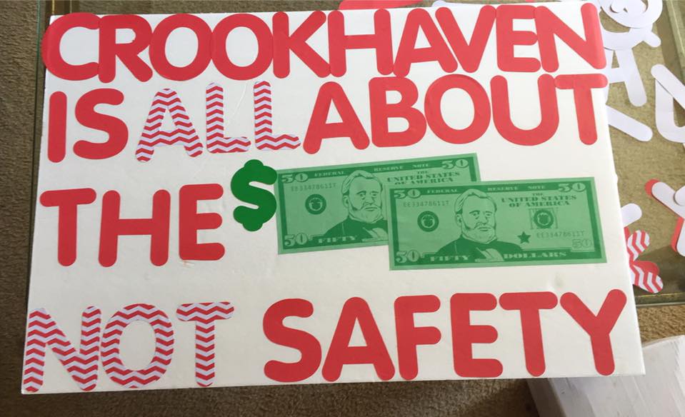 Protest Poster made by Meghan Corbett