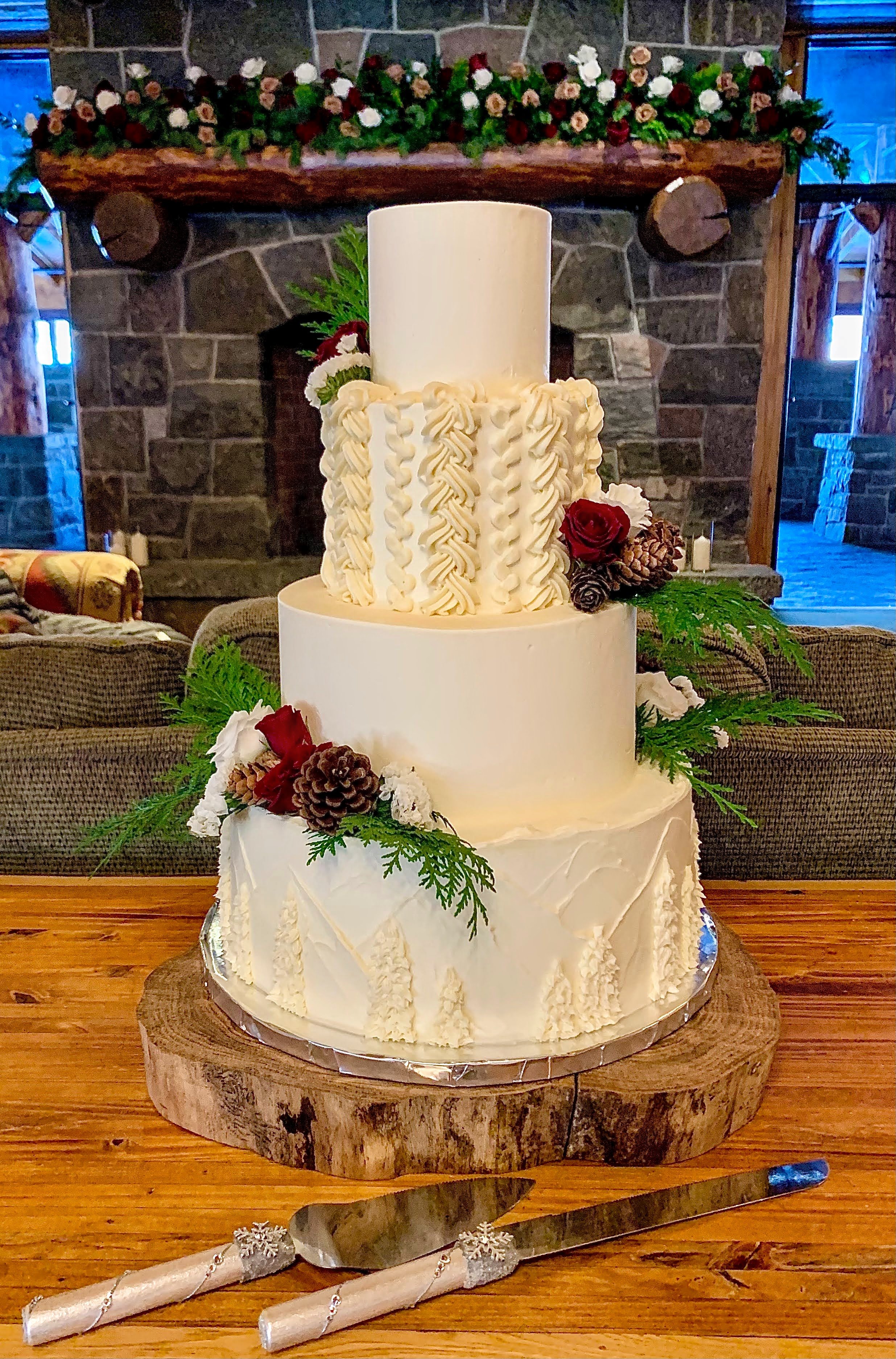 Winter Wedding Cake