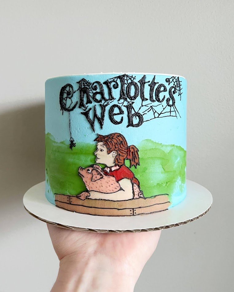 Charlotte's Web Cake