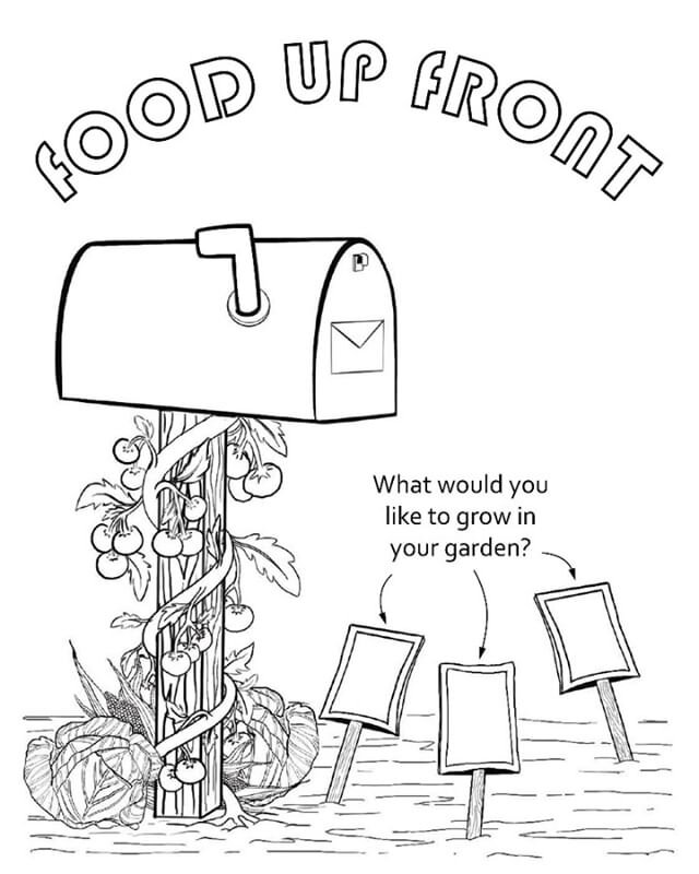 Need an activity to keep the kids busy? Download our activity page for them to colour! (Link in bio.) What are you growing in your garden?
.
.
.
#foodupfront #foodupfronttoronto #foodupfrontcolouringpage #growfoodnotlawns #foodsecurity #greenthumb #t