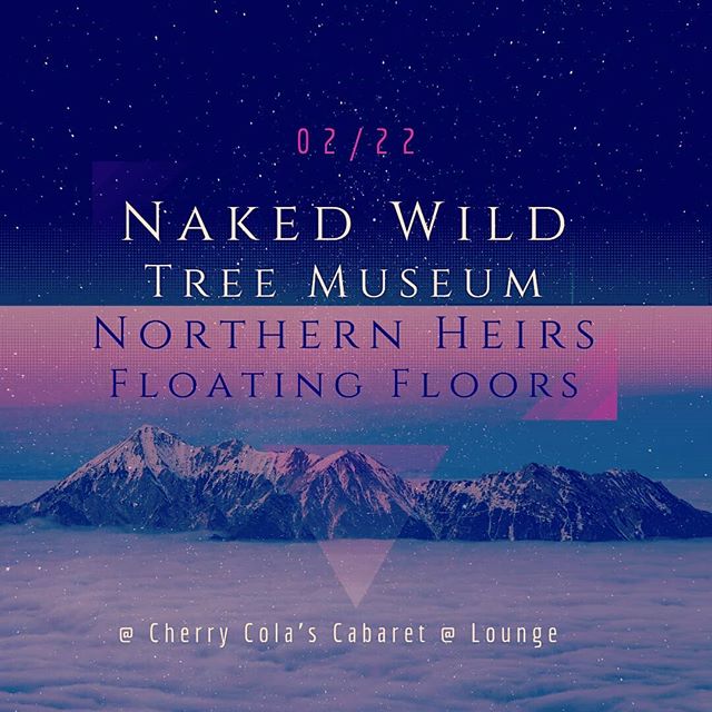 This Friday we're honoured to be opening for NAKED WILD and TREE MUSEUM in Toronto at Cherry Colas, one of our favourite venues. It's been a few months since our last hometown show, can't wait!

#northernheirs #livemusic #canadianmusic #newmusicmonda