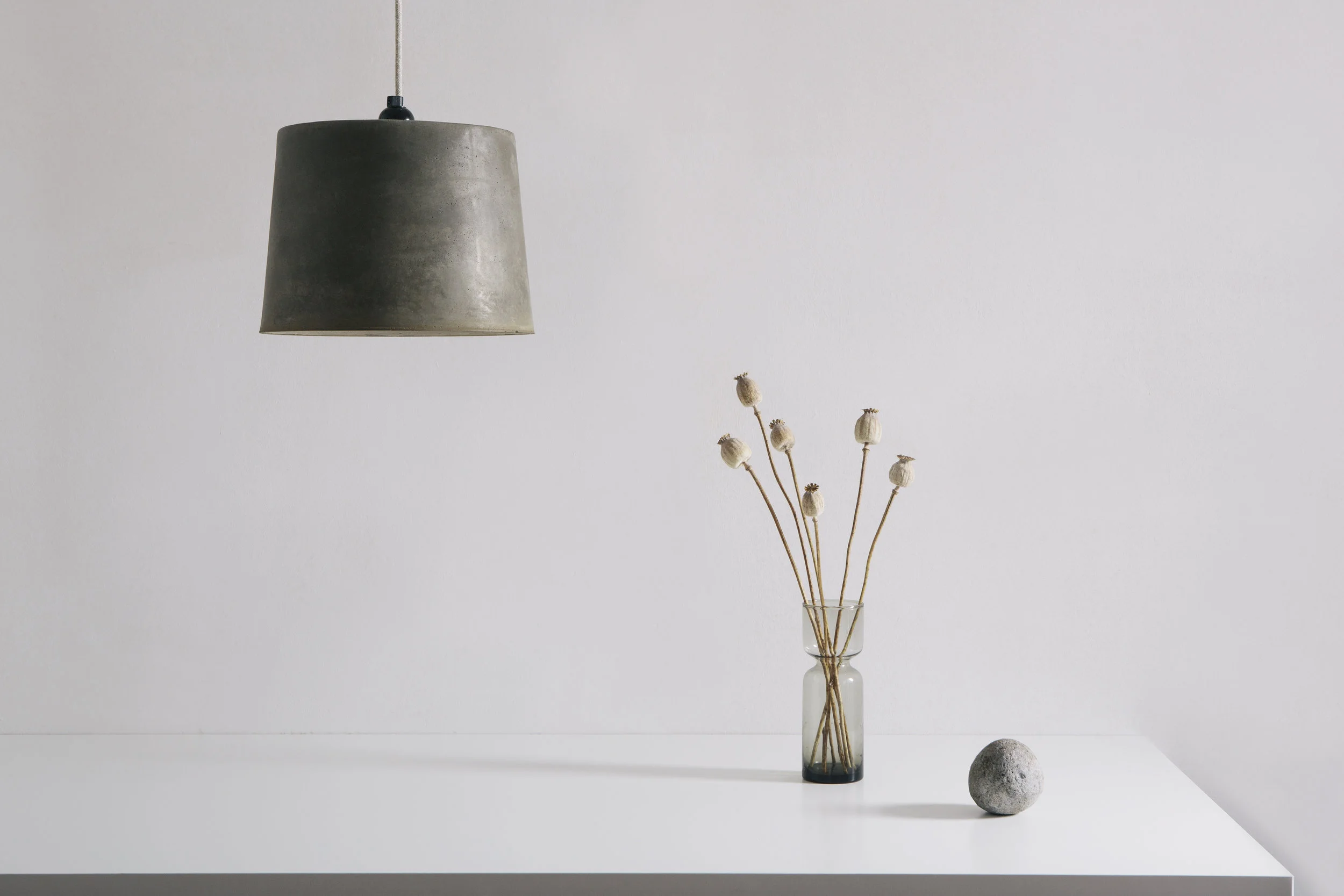 Lightweight Concrete Lampshade