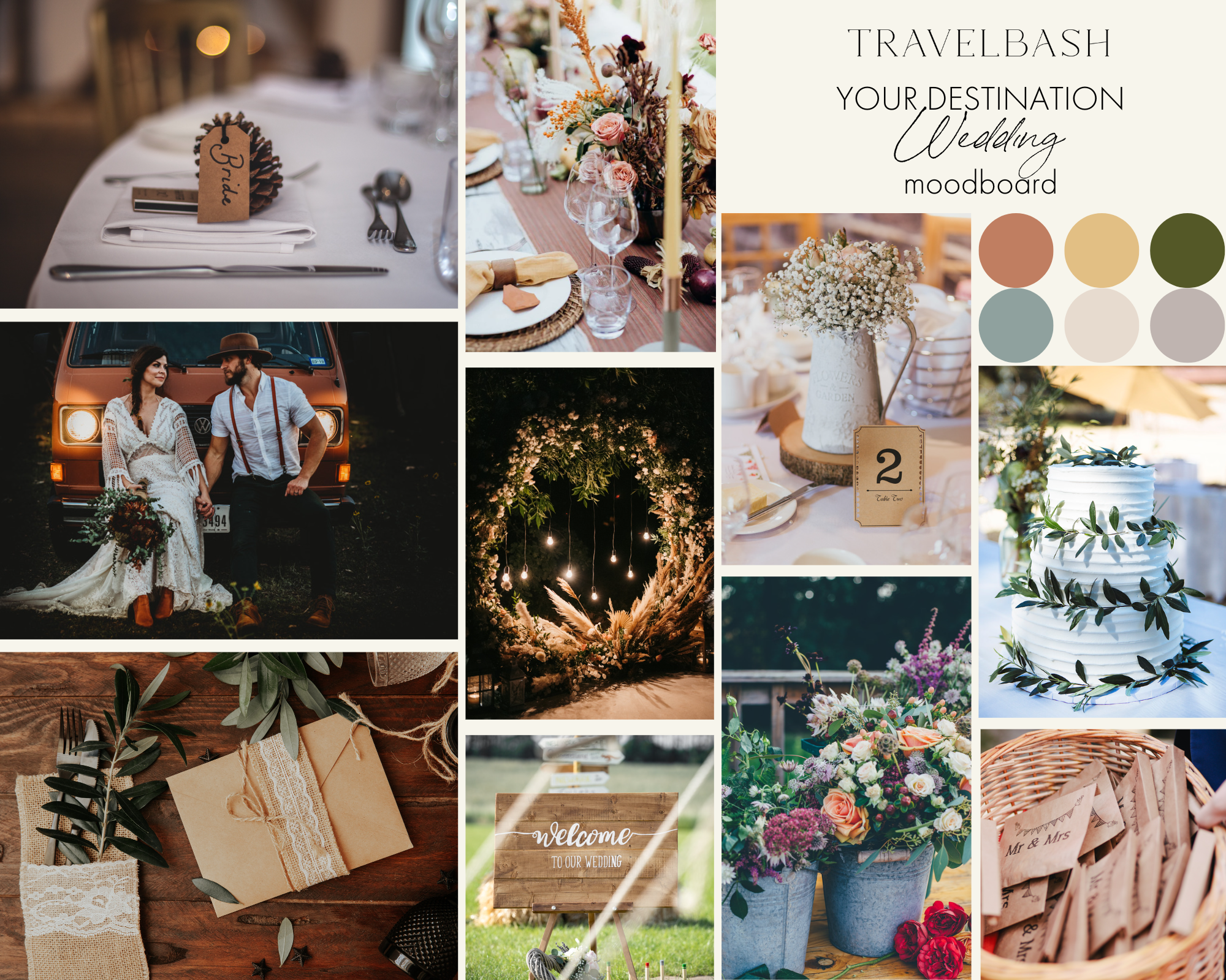 Rustic Wedding Mood Board