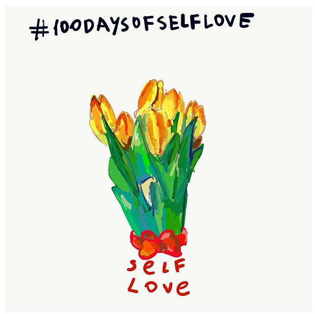 Today is the first day of 100 day project. #100daysofselflove is something the world is missing 💛 let's make it brighter #100dayproject